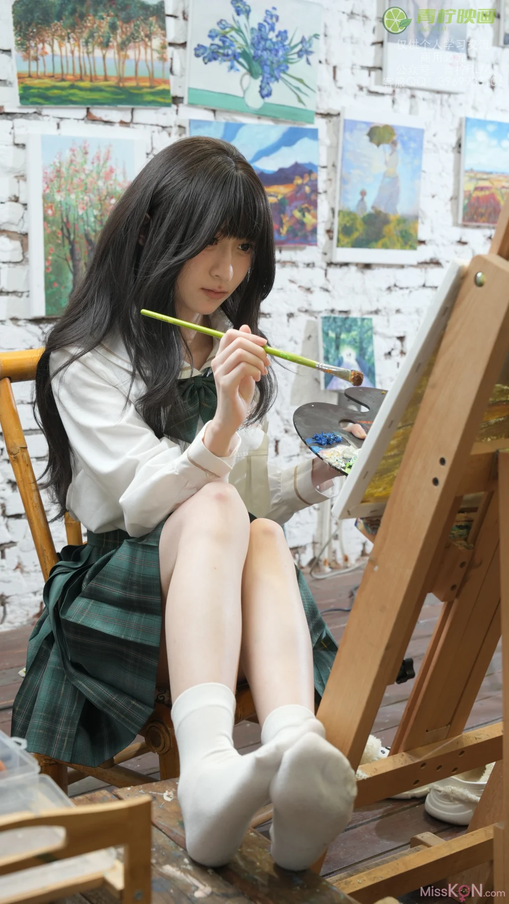 [青柠映画] No.029: AN 画室JK (146 photos) – Page 2