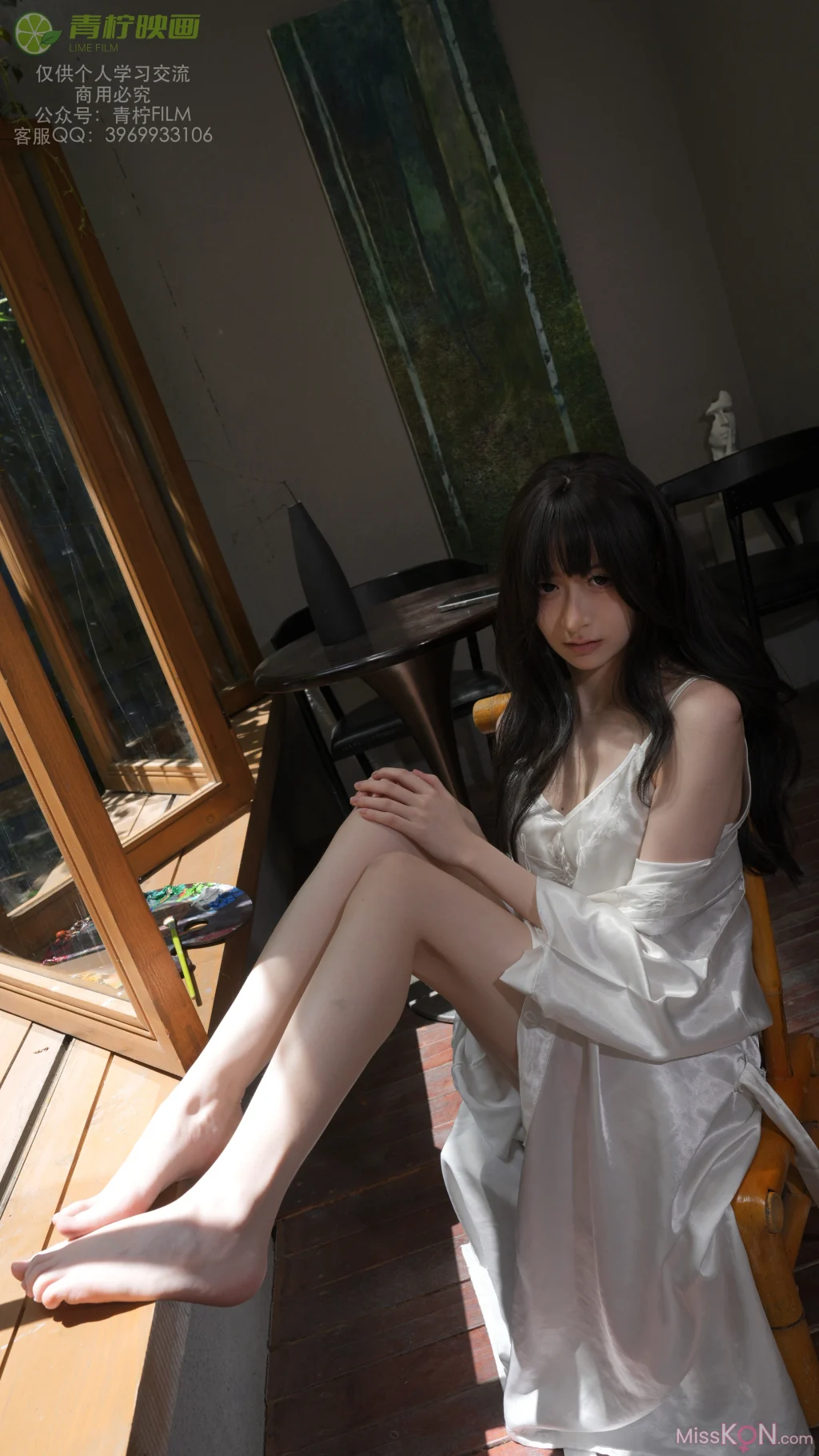 [青柠映画] No.030: AN 画室睡衣 (136 photos + 1 video)