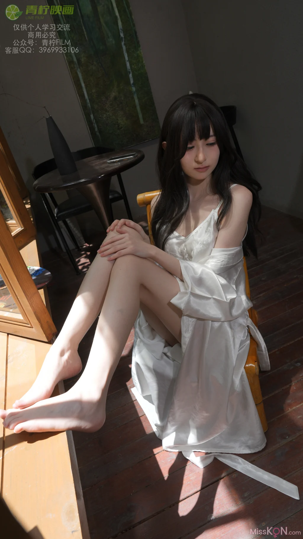 [青柠映画] No.030: AN 画室睡衣 (136 photos + 1 video)