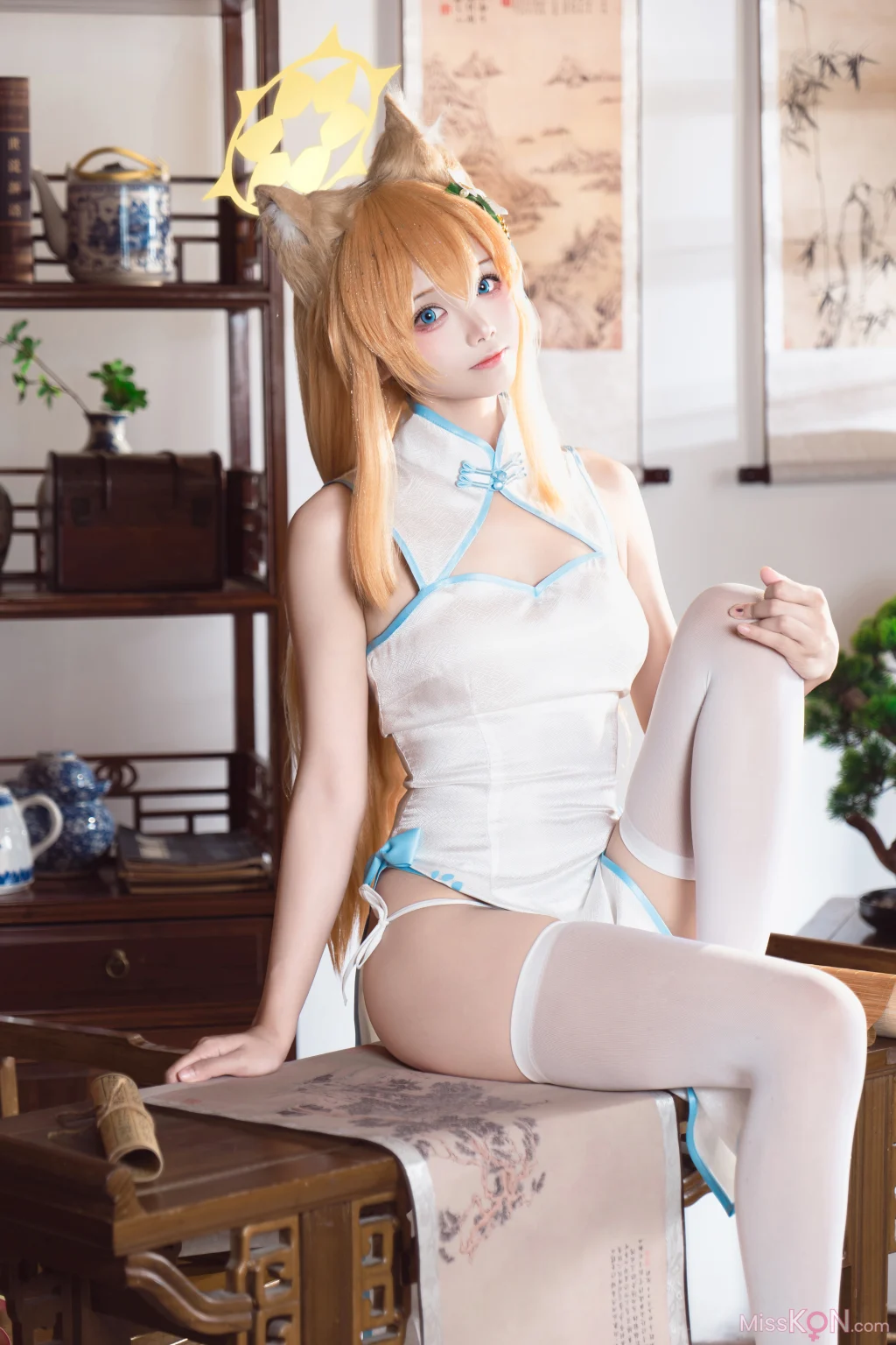 Coser@艾西aiwest: 蔚蓝档案 伊落玛丽旗袍 (30 photos) – Page 2
