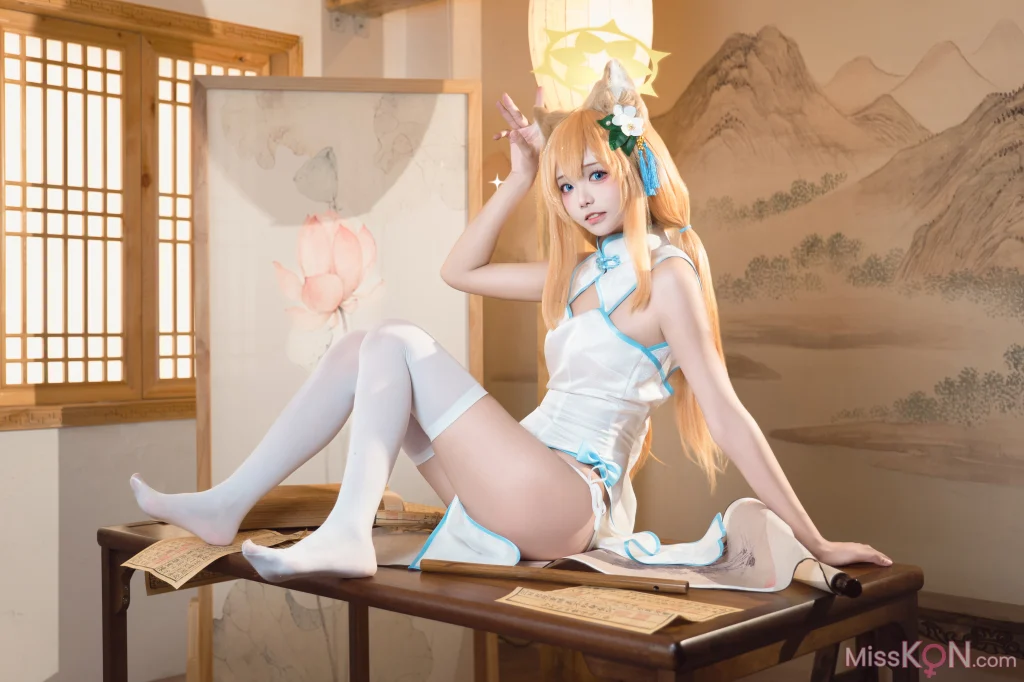 Coser@艾西aiwest: 蔚蓝档案 伊落玛丽旗袍 (30 photos) – Page 2