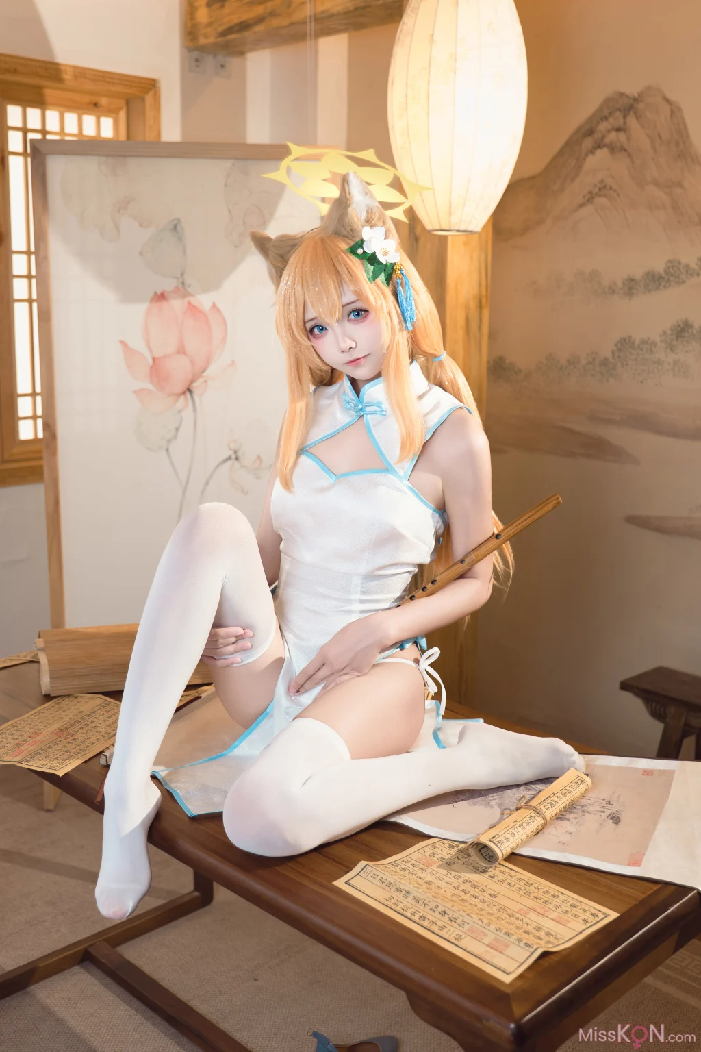 Coser@艾西aiwest: 蔚蓝档案 伊落玛丽旗袍 (30 photos) – Page 2