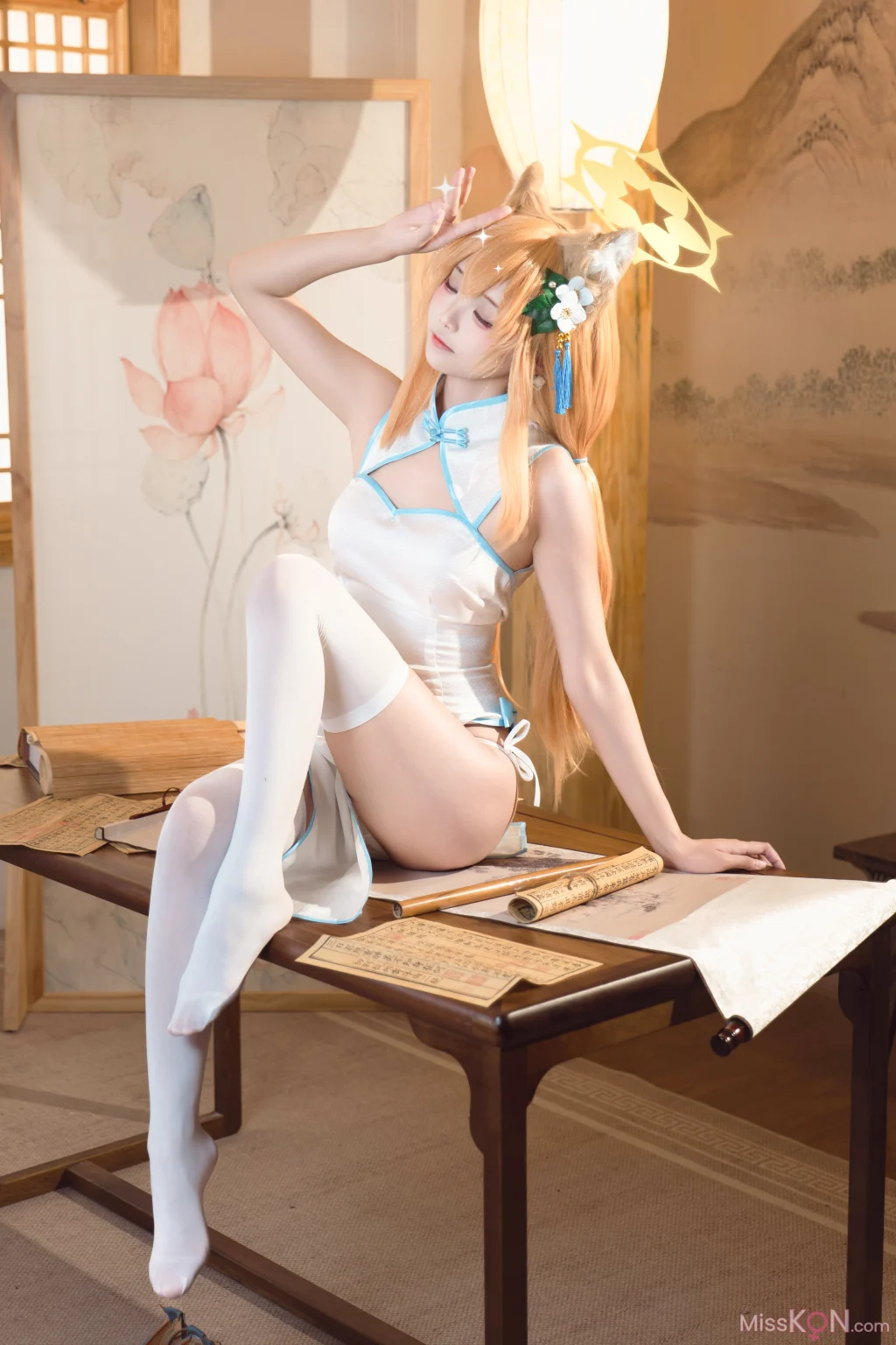 Coser@艾西aiwest: 蔚蓝档案 伊落玛丽旗袍 (30 photos) – Page 2