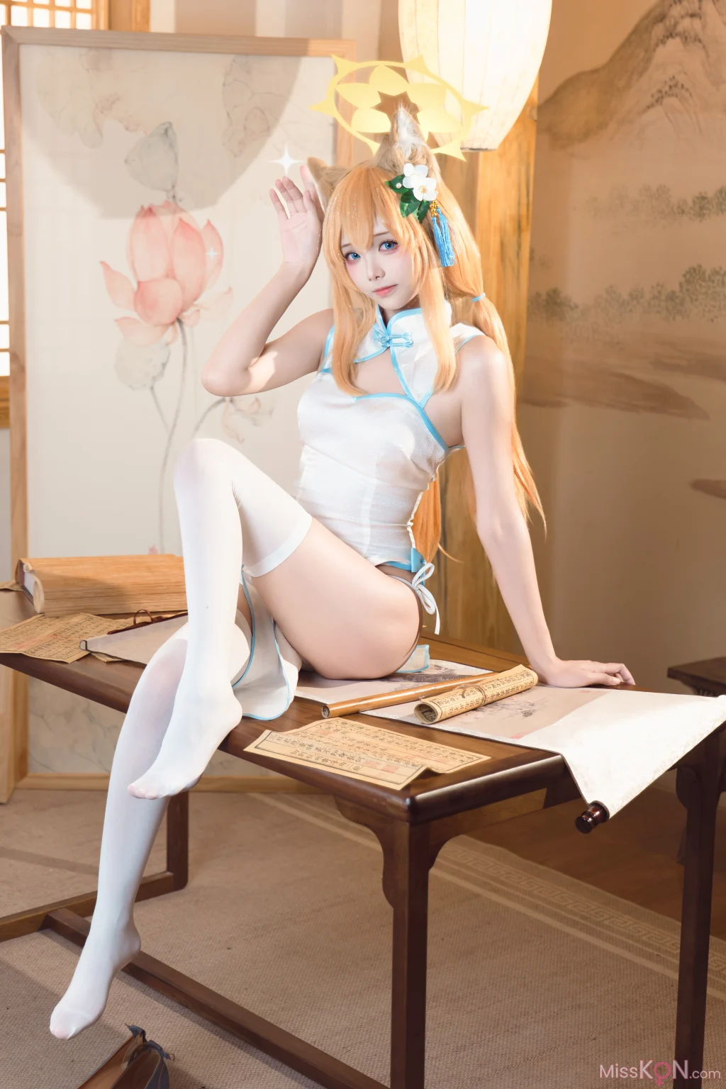 Coser@艾西aiwest: 蔚蓝档案 伊落玛丽旗袍 (30 photos) – Page 2