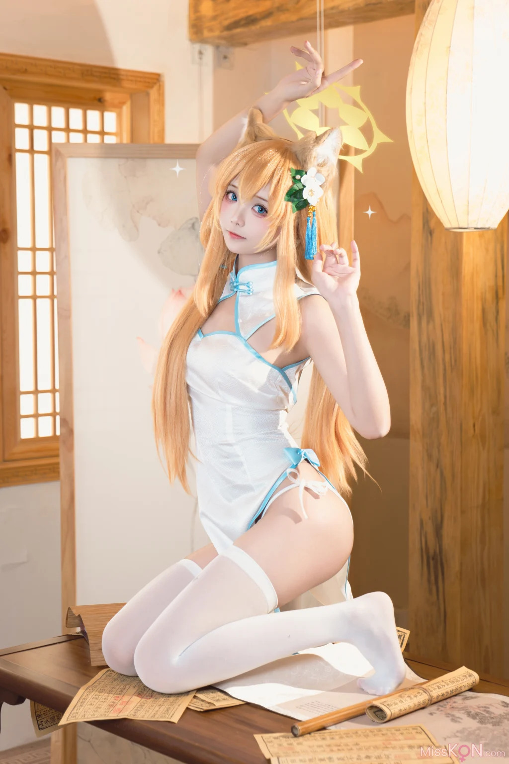 Coser@艾西aiwest: 蔚蓝档案 伊落玛丽旗袍 (30 photos) – Page 2