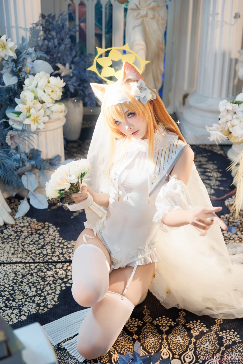 Coser@艾西aiwest: 蔚蓝档案 伊落玛丽花嫁 (31 photos)