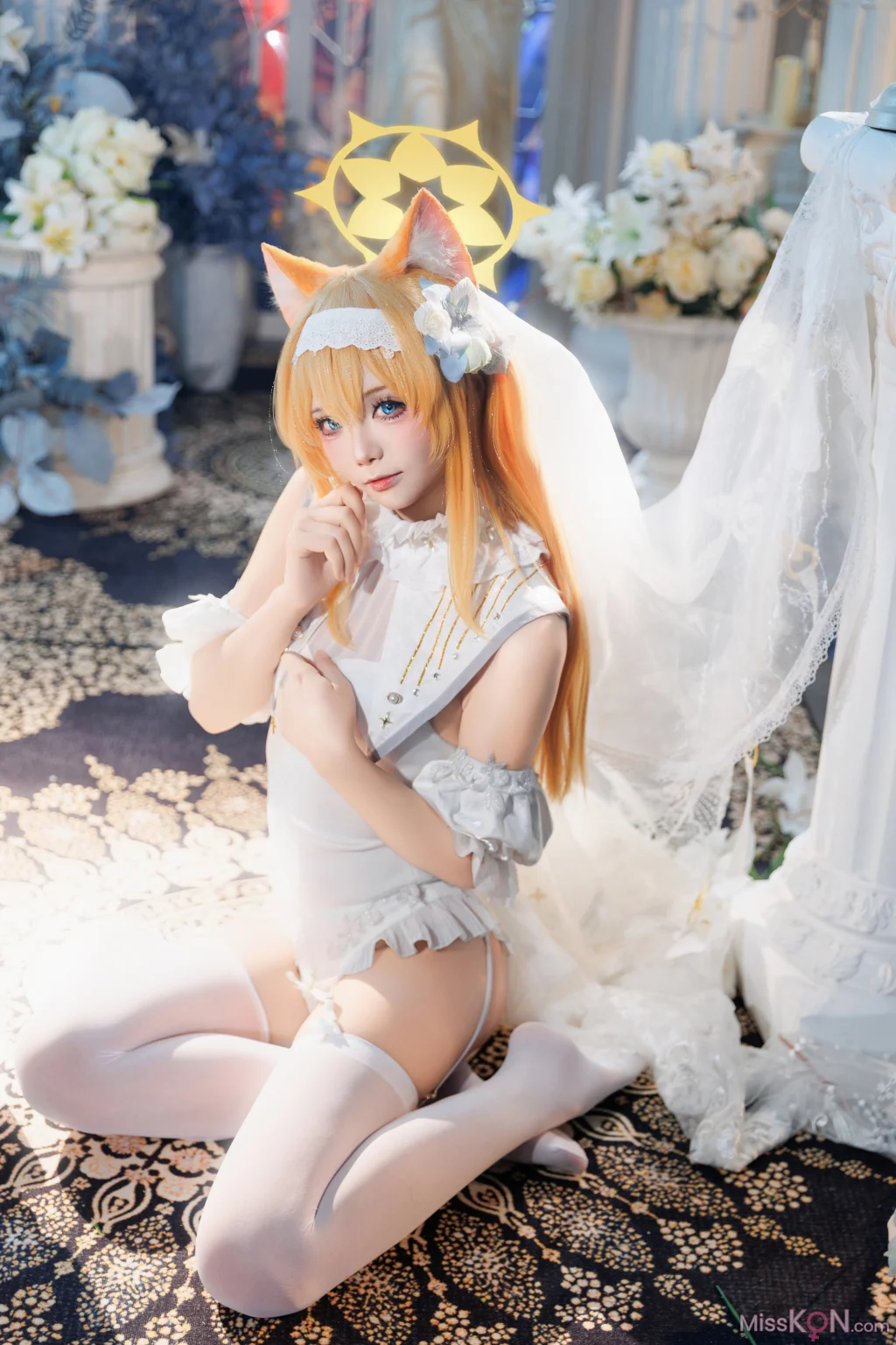 Coser@艾西aiwest: 蔚蓝档案 伊落玛丽花嫁 (31 photos) – Page 2