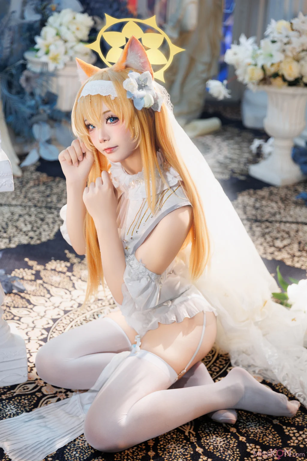 Coser@艾西aiwest: 蔚蓝档案 伊落玛丽花嫁 (31 photos) – Page 2