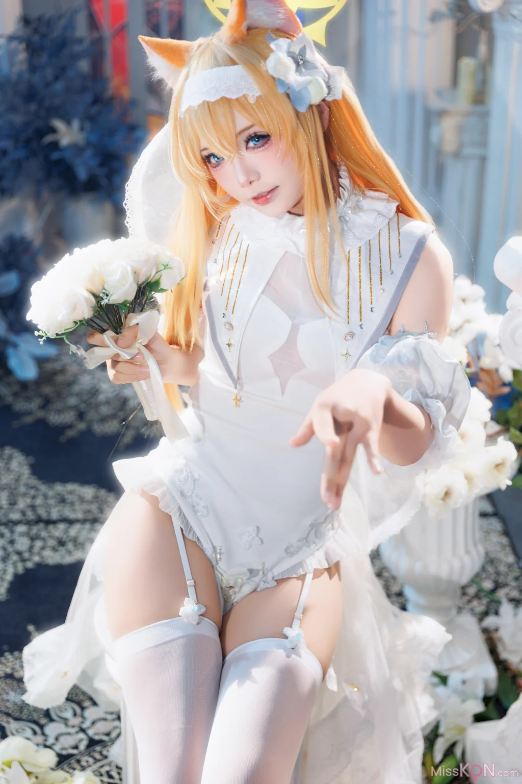 Coser@艾西aiwest: 蔚蓝档案 伊落玛丽花嫁 (31 photos) – Page 2