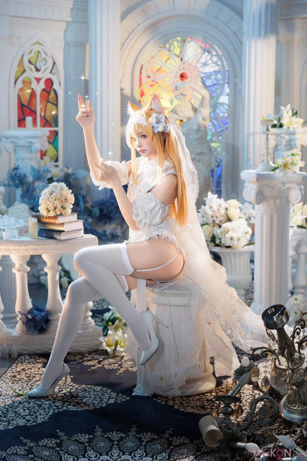 Coser@艾西aiwest: 蔚蓝档案 伊落玛丽花嫁 (31 photos) – Page 2