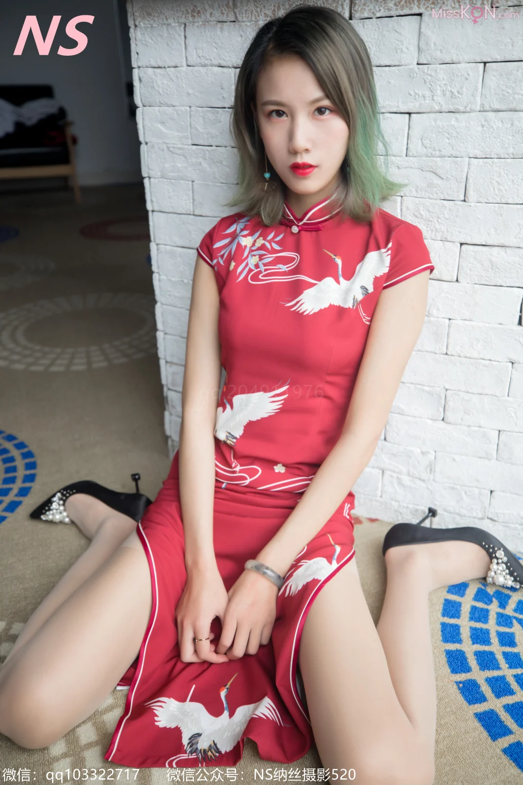 [NS纳丝摄影] No.105: 张若若 旗袍丝袜 (84 photos)