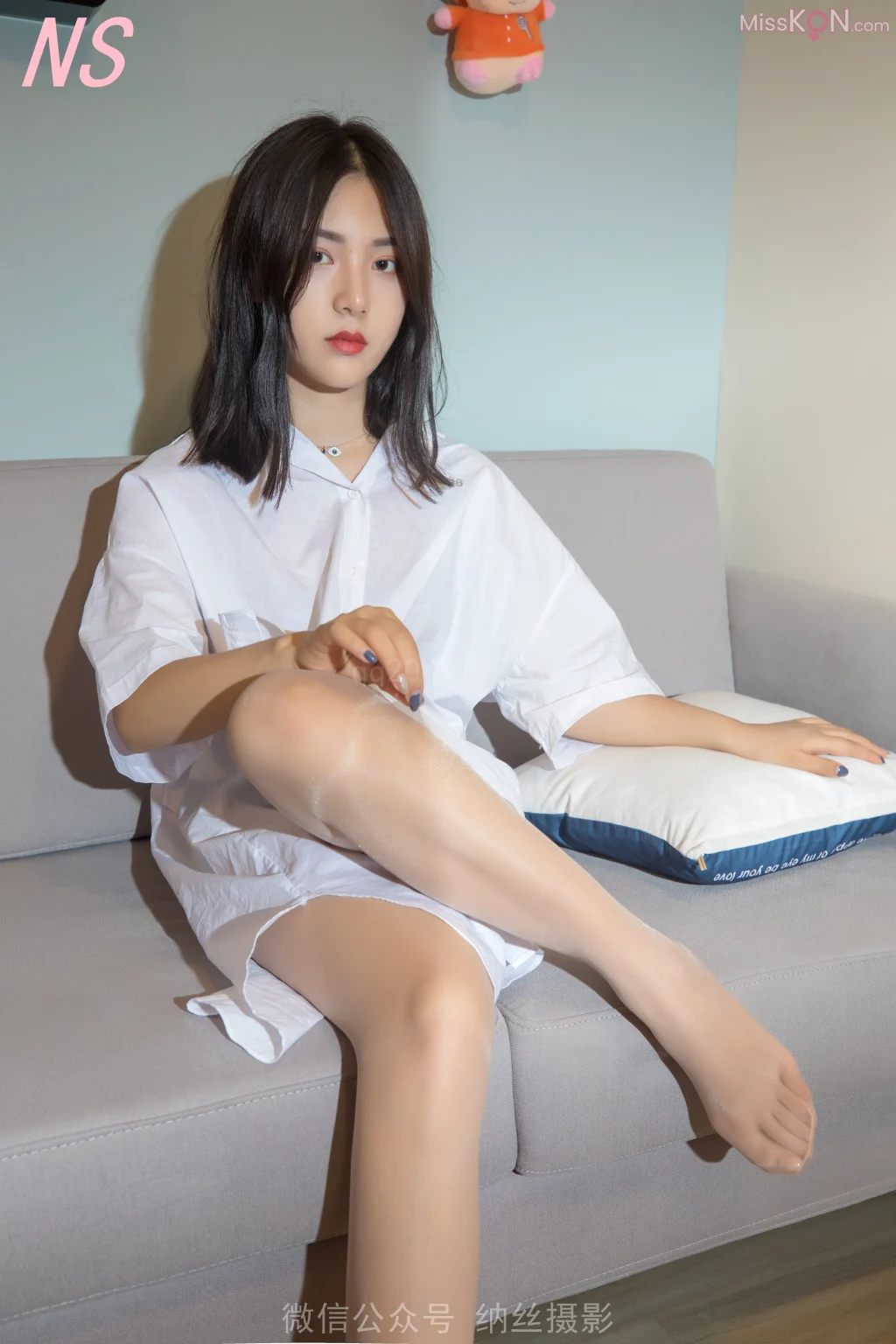 [NS纳丝摄影] No.109: 白衬衫少女的薄肉丝 (93 photos)
