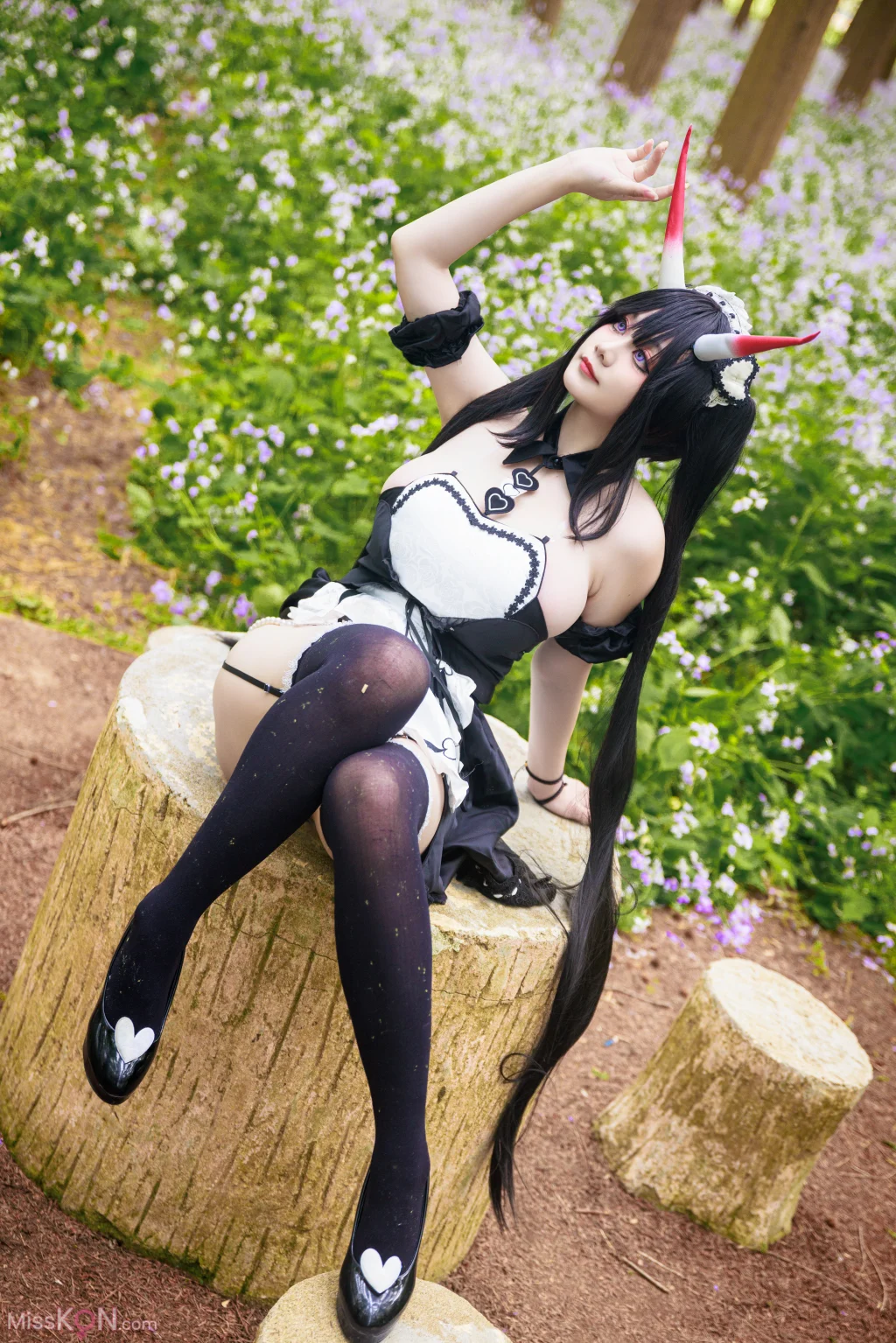 Coser@阿雪雪: 能代女仆 (33 photos + 4 videos)