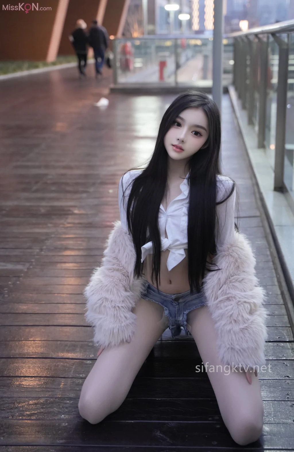 [XR Uncensored] 龙雪儿: R18 牛仔短裤 (85 photos)