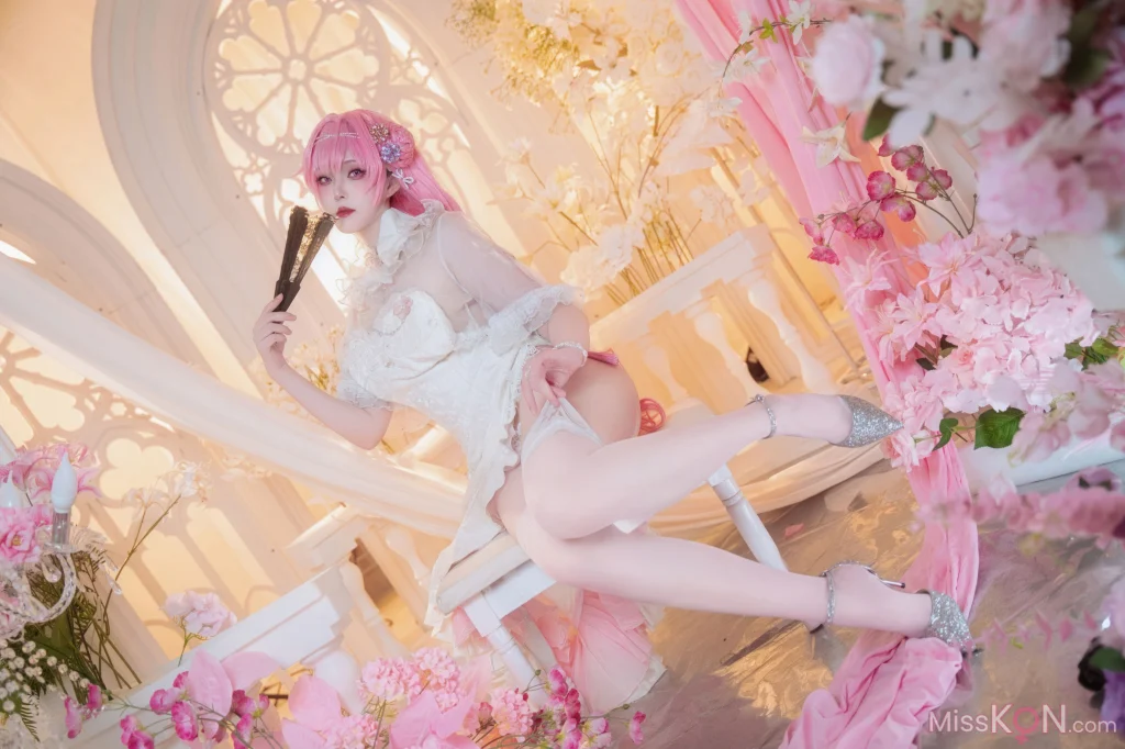 Coser@Natsuko夏夏子: NIKKE 桃乐丝旗袍 (78 photos)