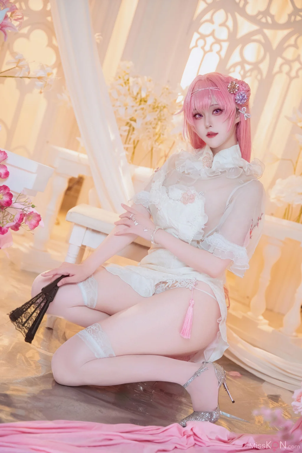 Coser@Natsuko夏夏子: NIKKE 桃乐丝旗袍 (78 photos) – Page 2