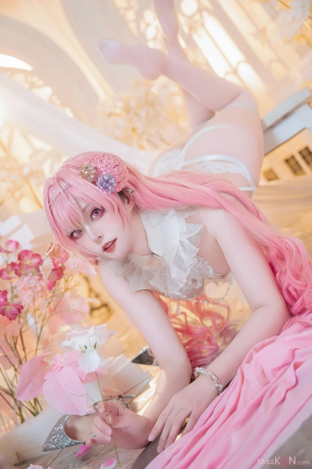 Coser@Natsuko夏夏子: NIKKE 桃乐丝旗袍 (78 photos) – Page 3