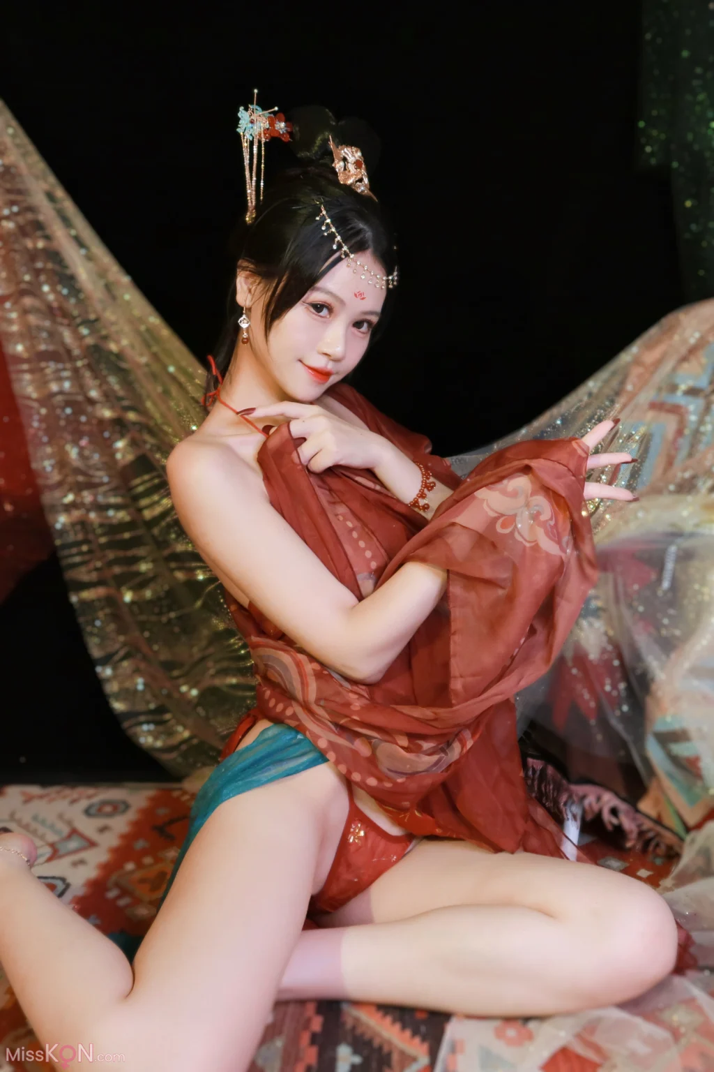 Coser@星黛鹿鹿: 敦煌舞姬 (59 photos)