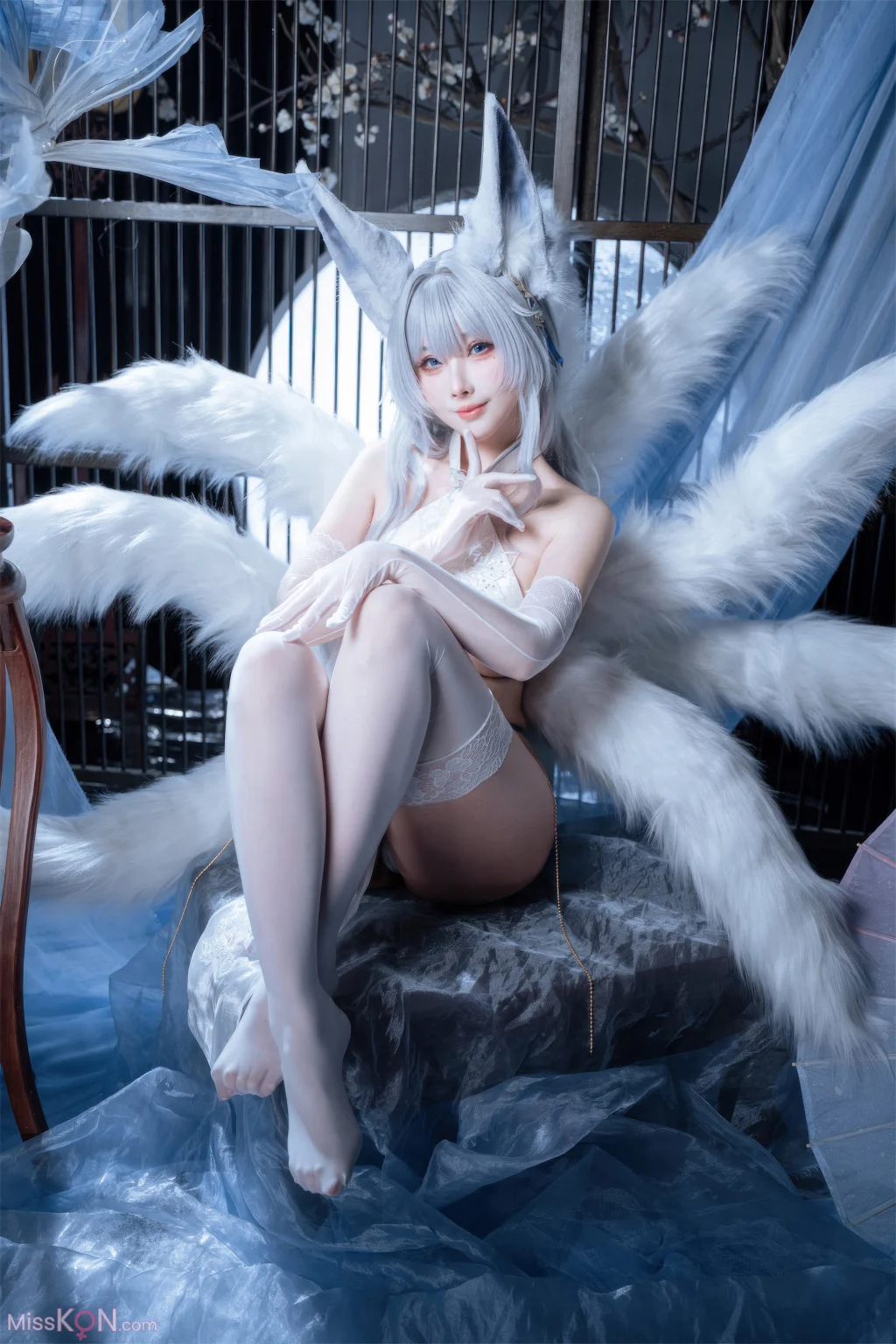 Coser@rioko凉凉子: 碧蓝航线 信浓 旗袍 相融一梦 (25 photos)