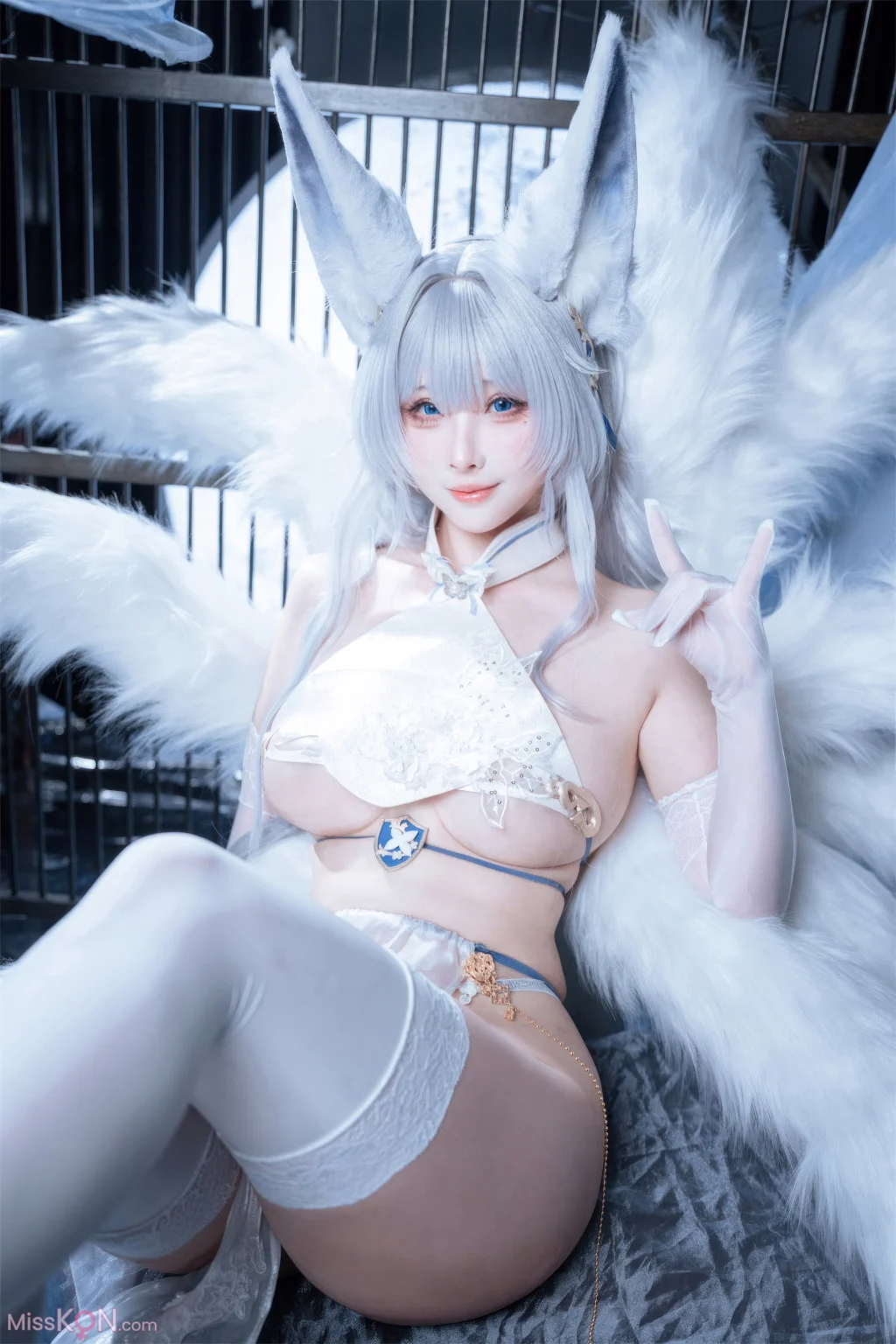 Coser@rioko凉凉子: 碧蓝航线 信浓 旗袍 相融一梦 (25 photos)
