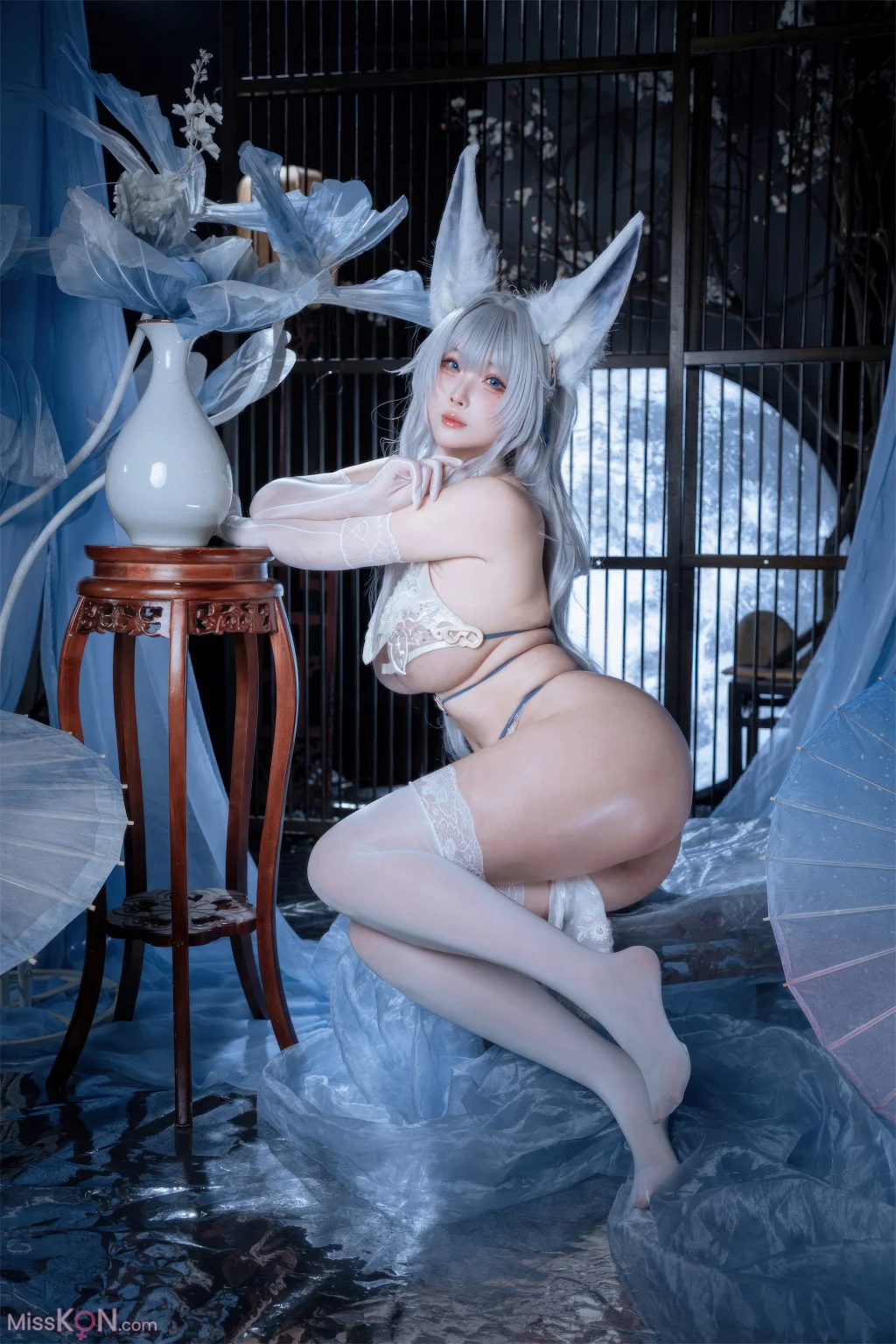 Coser@rioko凉凉子: 碧蓝航线 信浓 旗袍 相融一梦 (25 photos) – Page 2