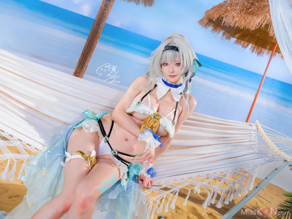 Coser@Machi馬吉: 崩壞 星穹鐵道 流螢泳裝 Firefly Bikini (52 photos)