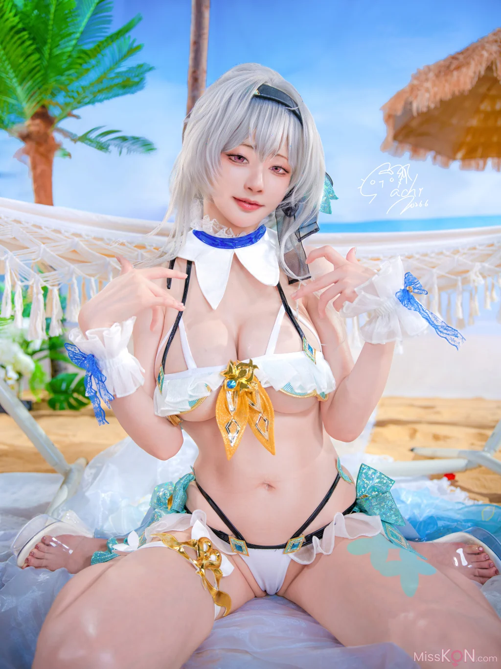 Coser@Machi馬吉: 崩壞 星穹鐵道 流螢泳裝 Firefly Bikini (52 photos) – Page 2