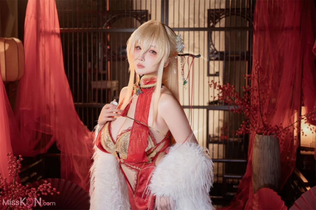 Coser@rioko凉凉子: 碧蓝航线 怨仇 旗袍 杯盏盈芳华 (25 photos)