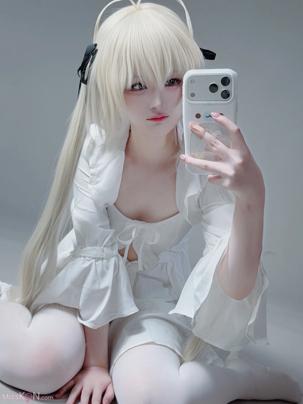 Coser@幼愛Youmeko: 缘之空 春日野穹 白裙 (42 photos) – Page 2