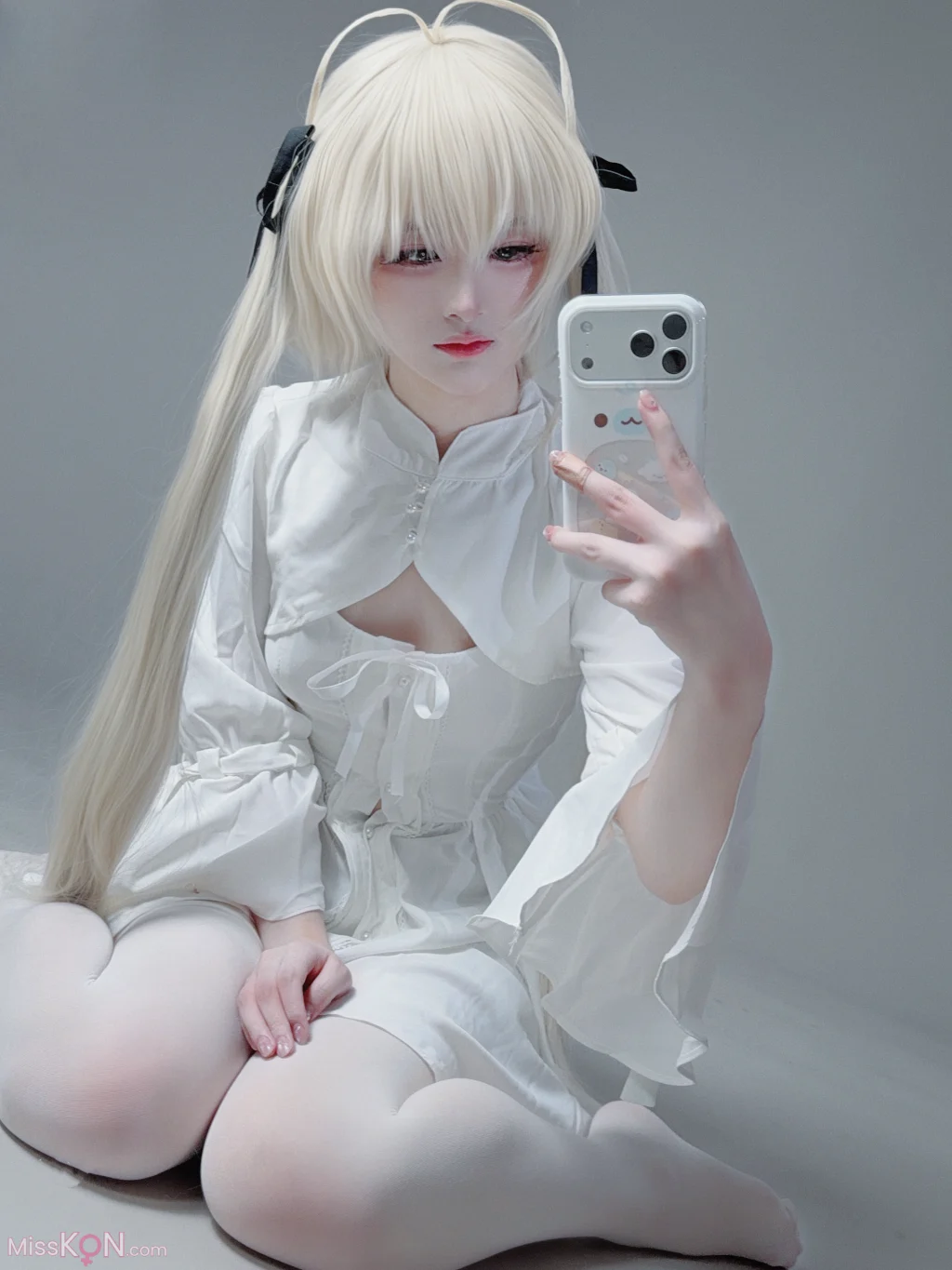 Coser@幼愛Youmeko: 缘之空 春日野穹 白裙 (42 photos) – Page 2