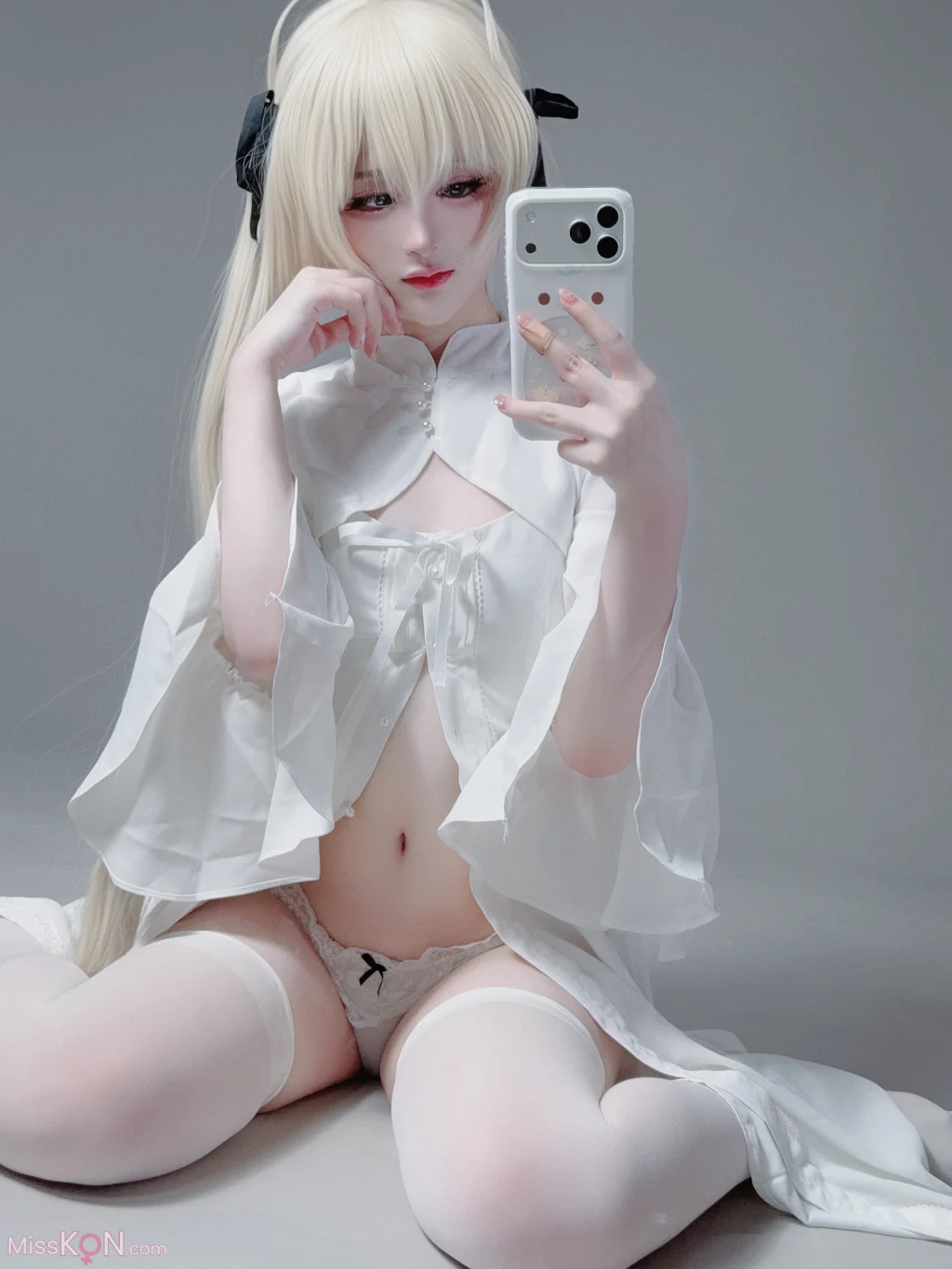 Coser@幼愛Youmeko: 缘之空 春日野穹 白裙 (42 photos) – Page 2