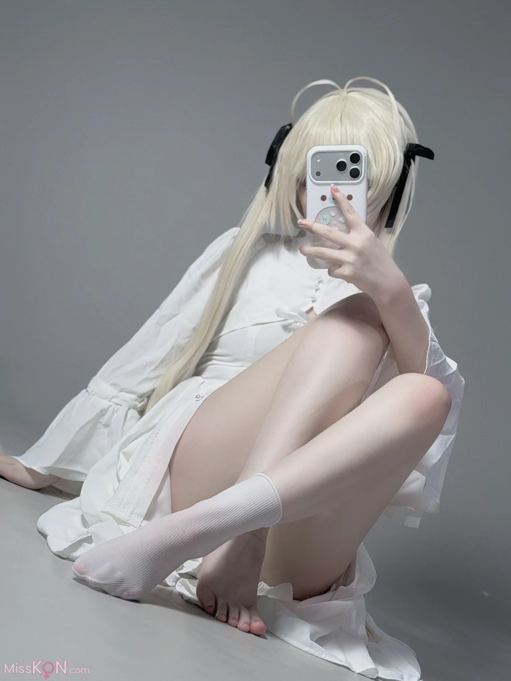 Coser@幼愛Youmeko: 缘之空 春日野穹 白裙 (42 photos) – Page 2