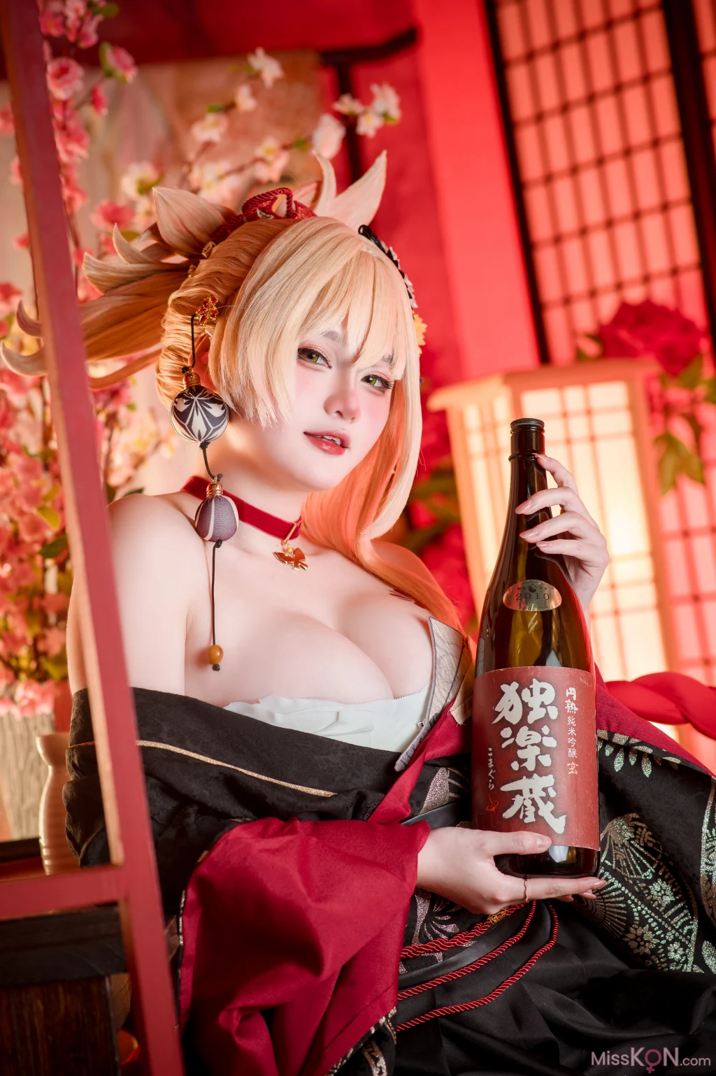 Coser@Xiaoyukiko小鱼: Yoimiya Yukata (32 photos)