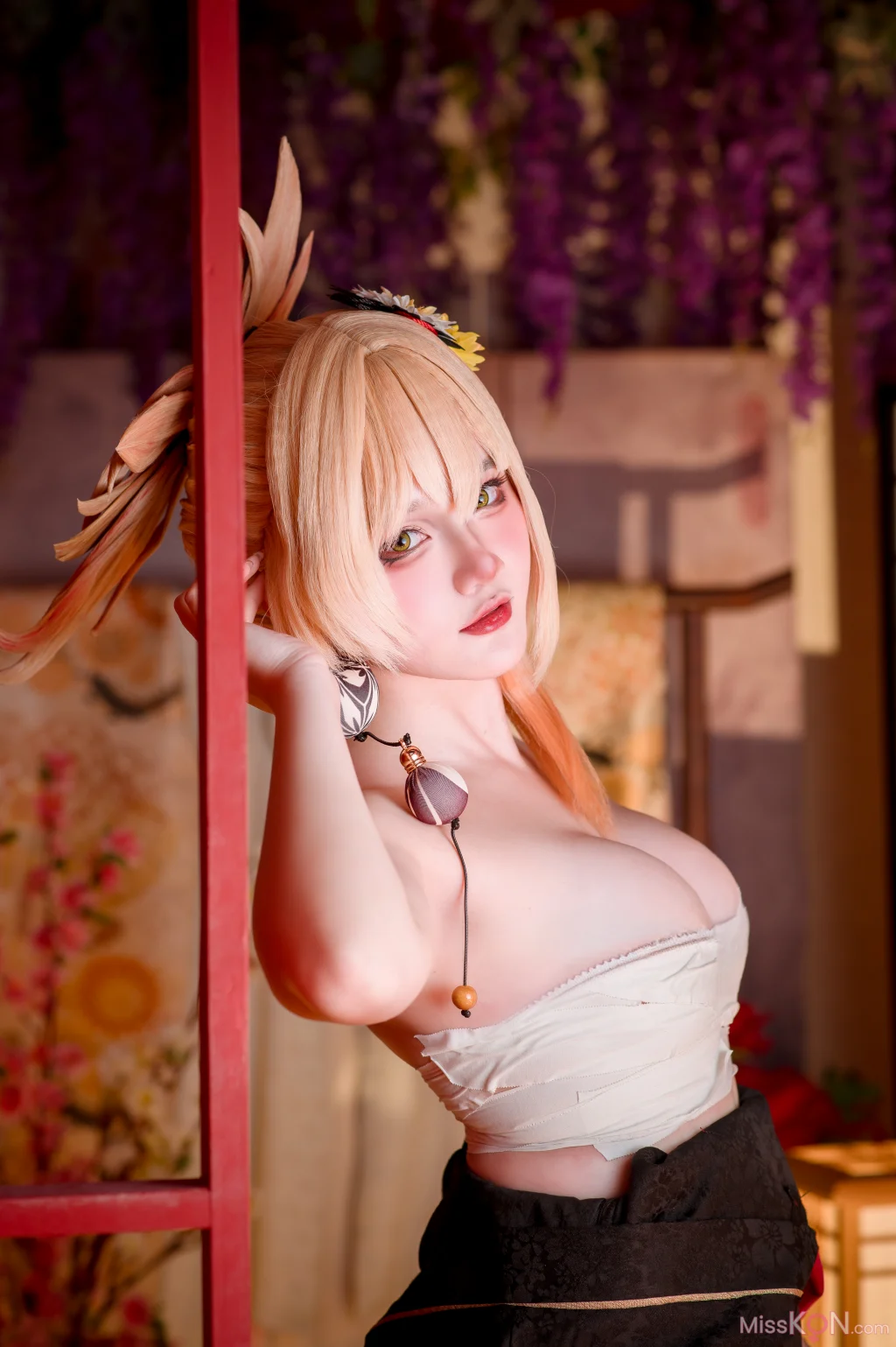 Coser@Xiaoyukiko小鱼: Yoimiya Yukata (32 photos) – Page 2