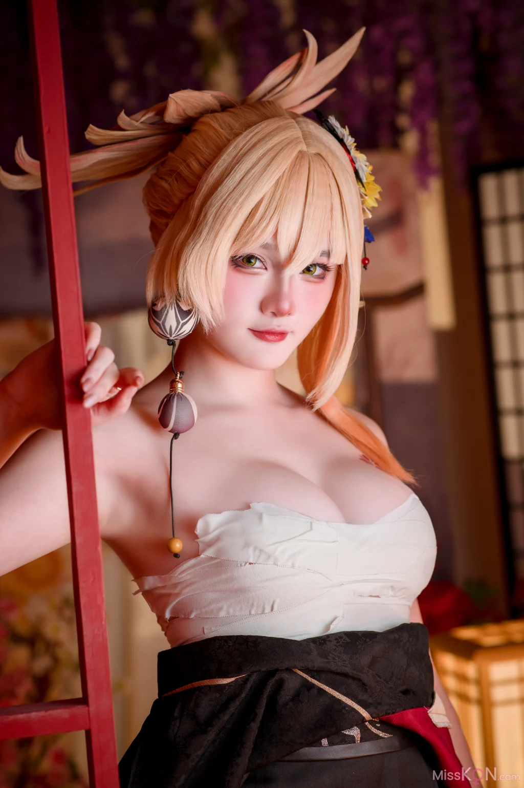 Coser@Xiaoyukiko小鱼: Yoimiya Yukata (32 photos) – Page 2