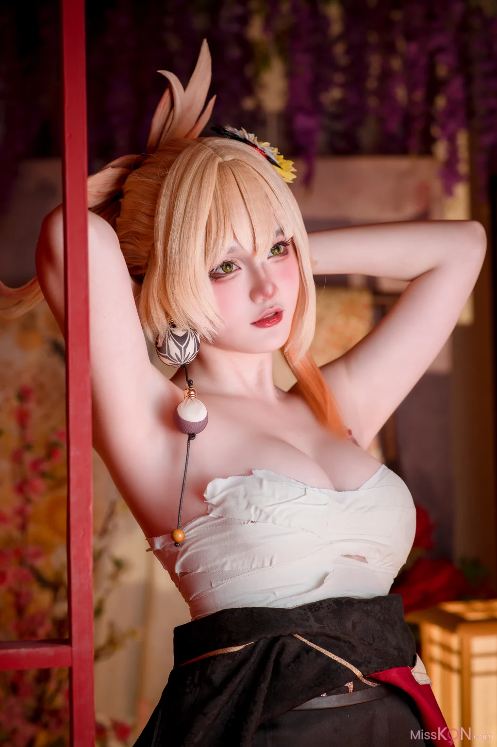 Coser@Xiaoyukiko小鱼: Yoimiya Yukata (32 photos) – Page 2