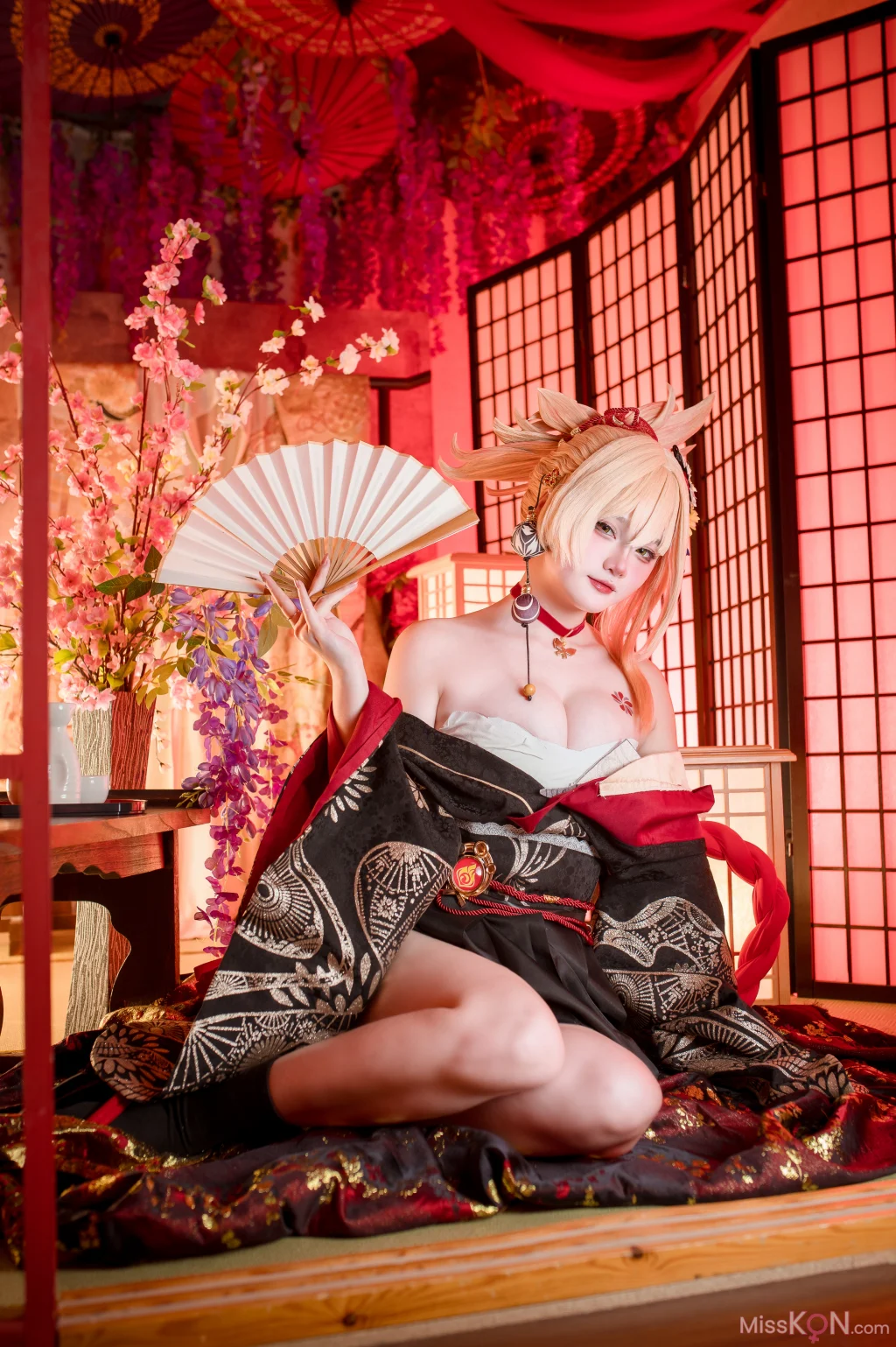 Coser@Xiaoyukiko小鱼: Yoimiya Yukata (32 photos) – Page 2