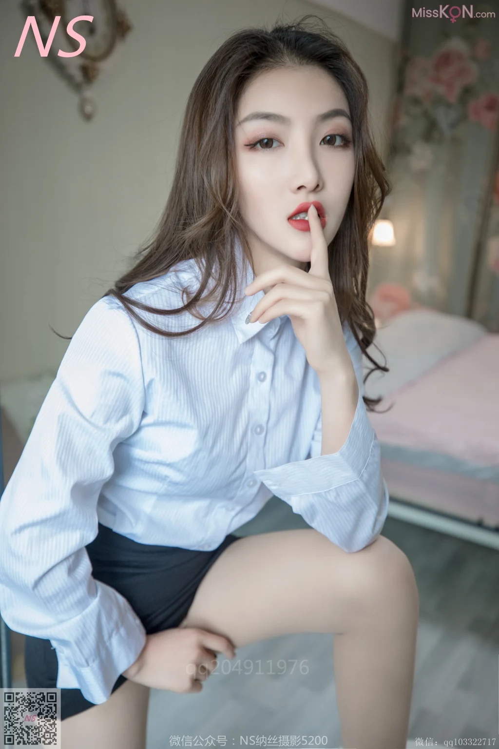 [NS纳丝摄影] No.131: 快手主播楠希OL装 (92 photos)