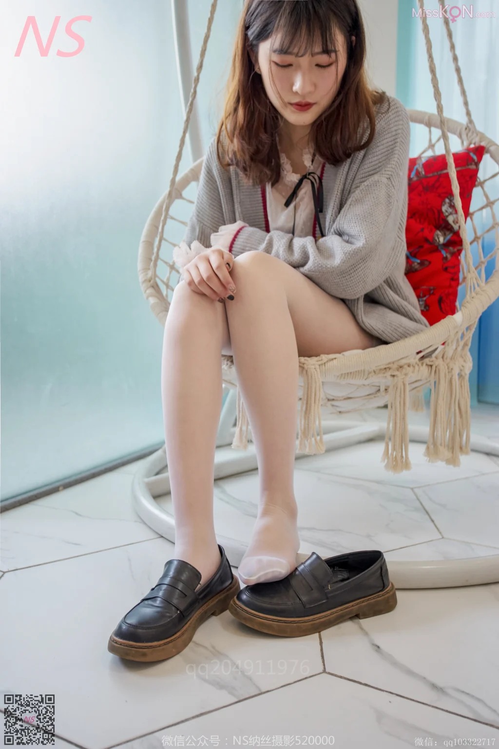 [NS纳丝摄影] No.133: 王小瑞 薄丝美腿 (64 photos)