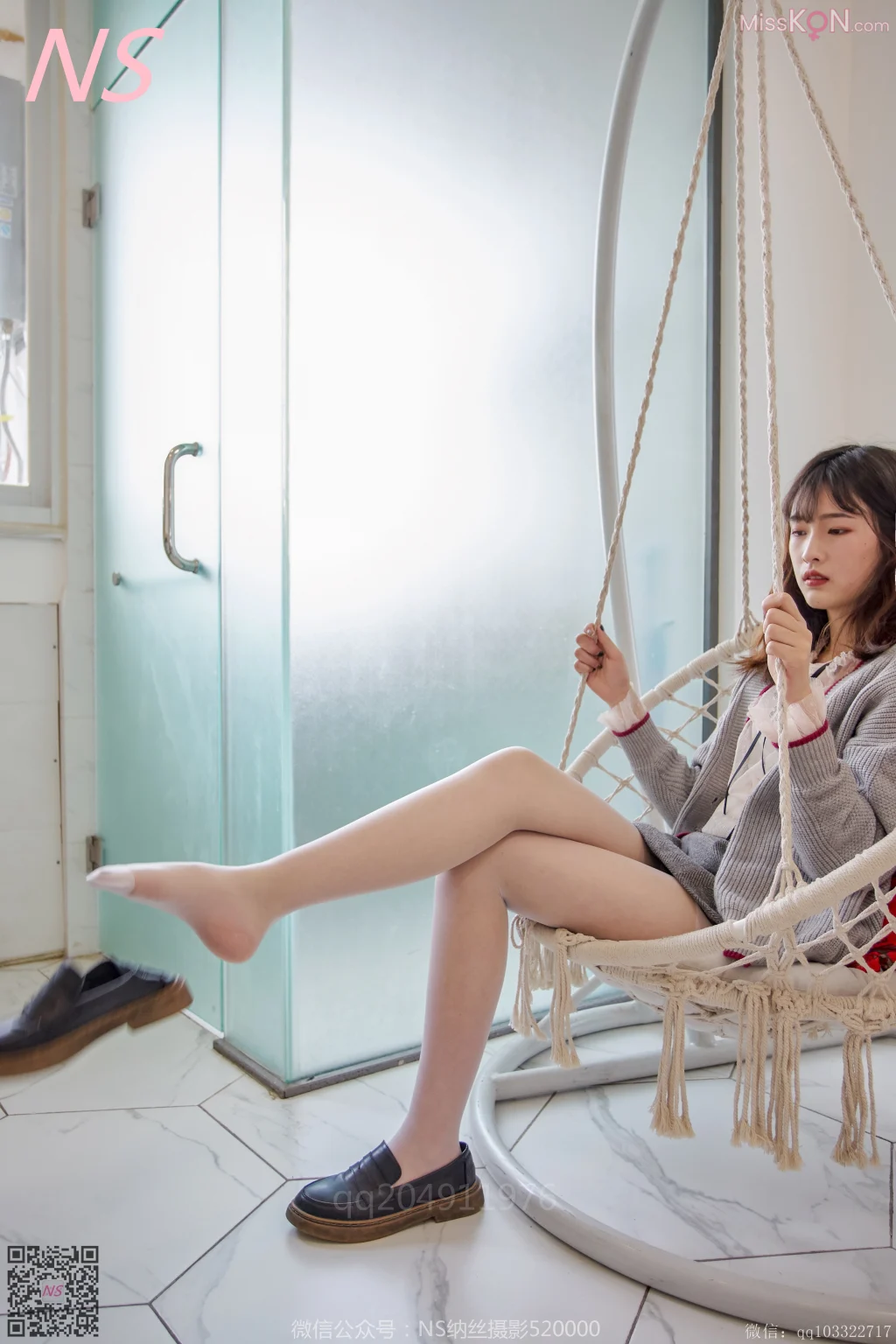 [NS纳丝摄影] No.133: 王小瑞 薄丝美腿 (64 photos)