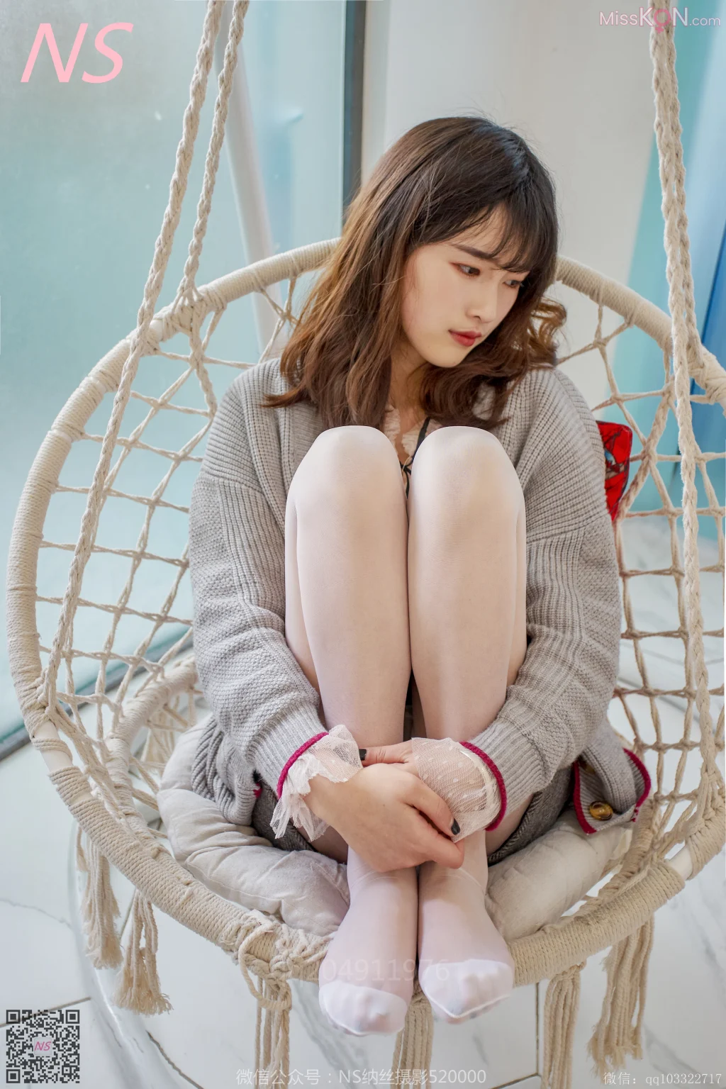 [NS纳丝摄影] No.133: 王小瑞 薄丝美腿 (64 photos)