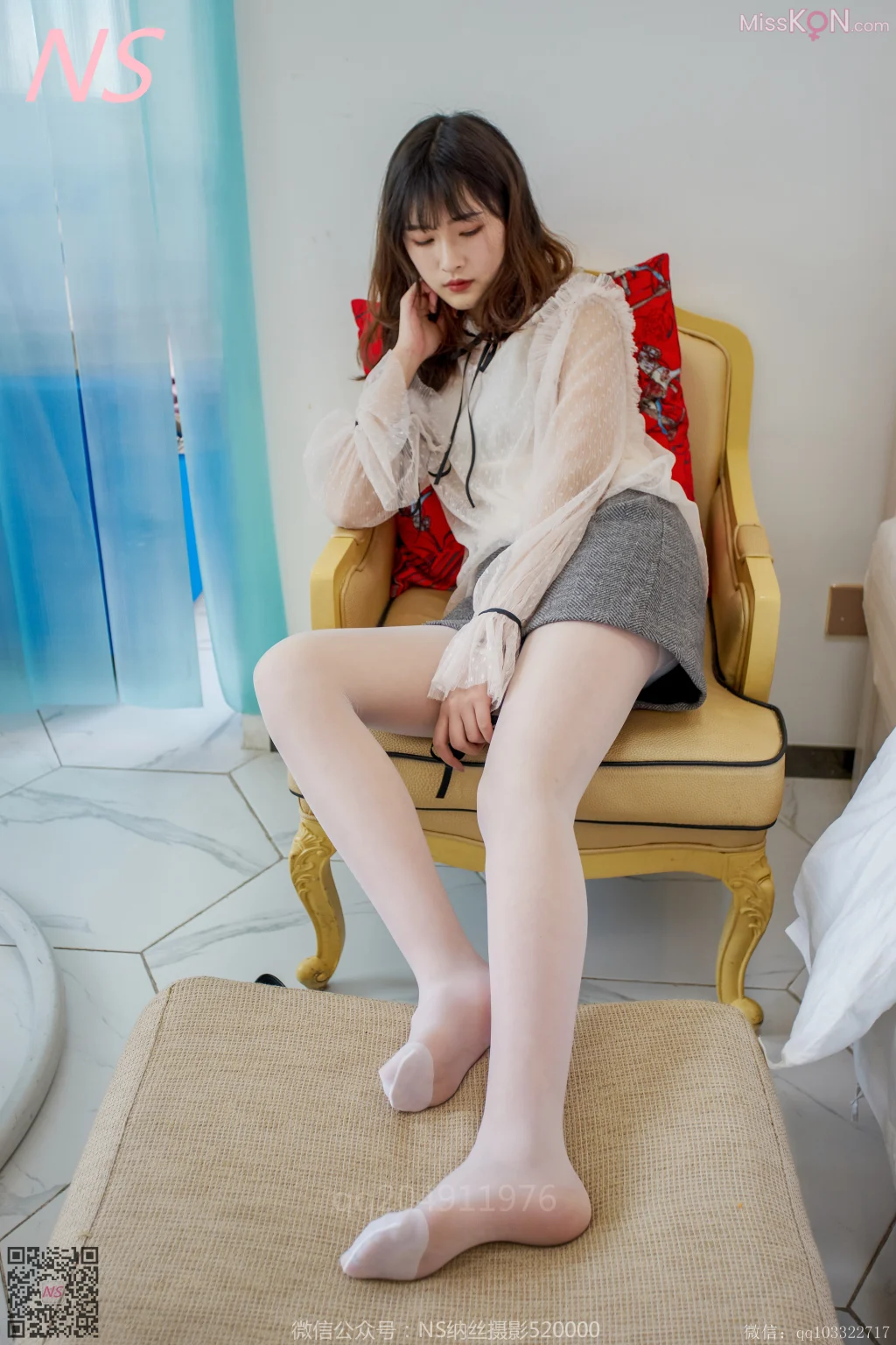 [NS纳丝摄影] No.133: 王小瑞 薄丝美腿 (64 photos)