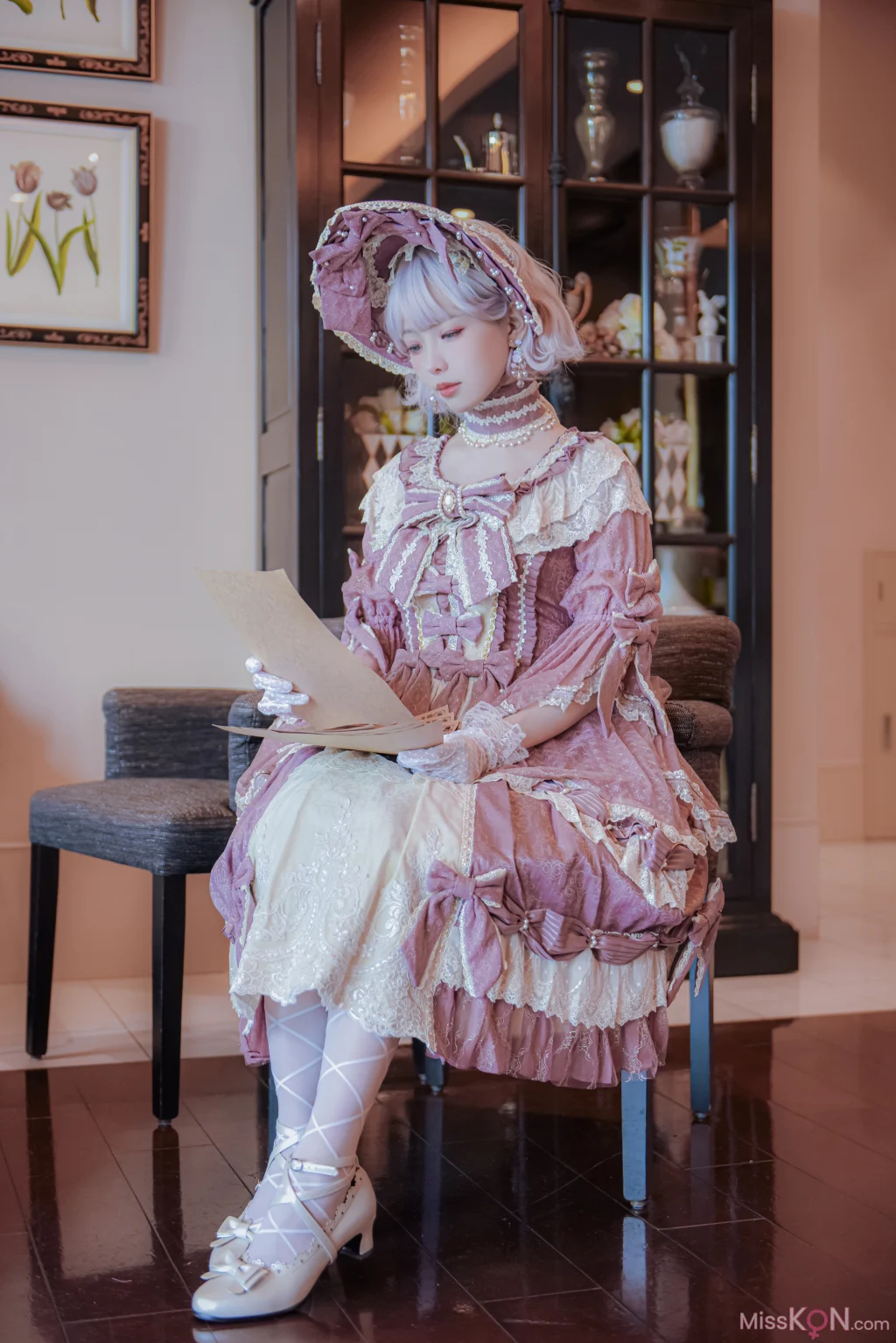 Coser@Ely_eee (ElyEE子): Lilac Courtyard 紫丁香庭院 (49 photos)