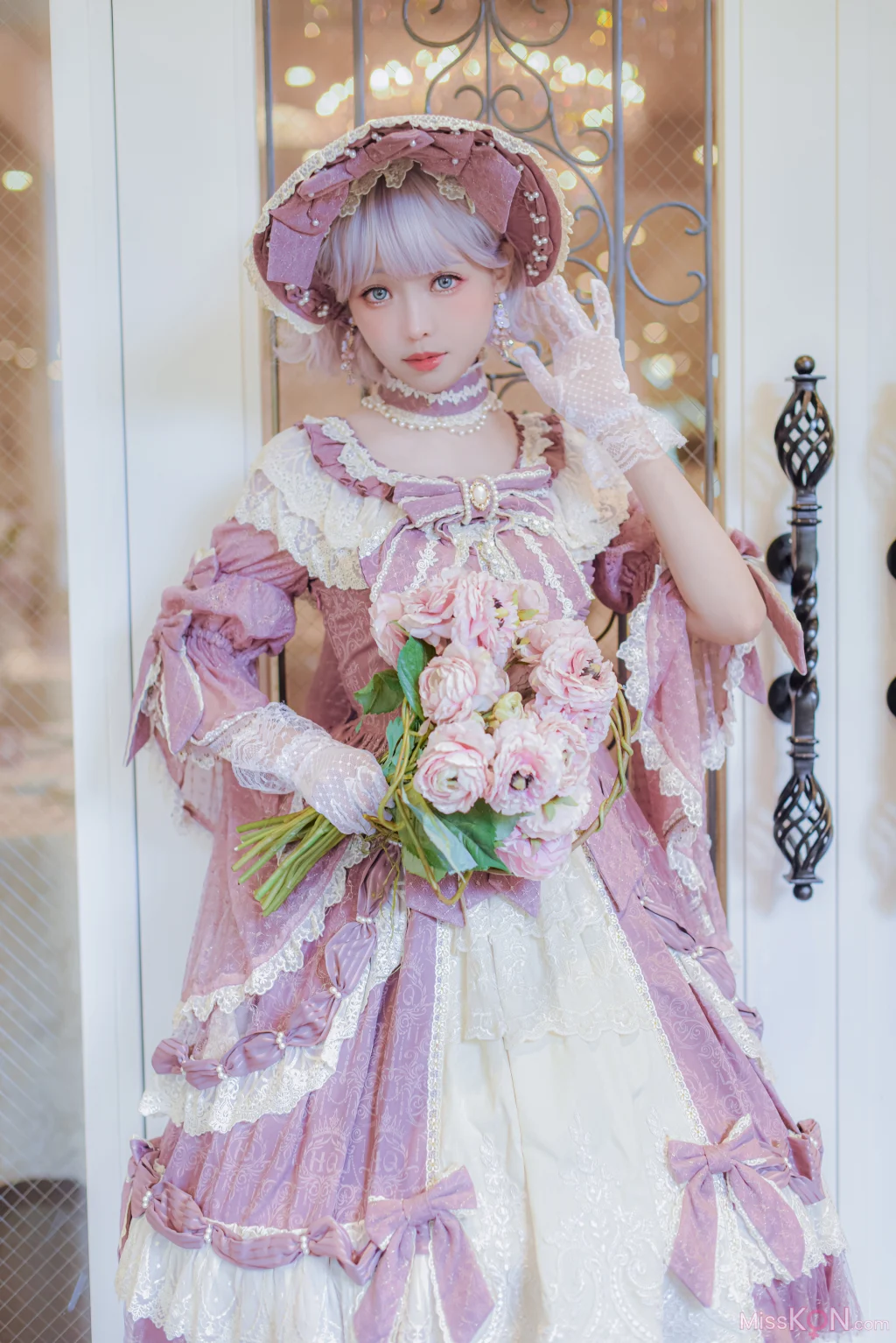 Coser@Ely_eee (ElyEE子): Lilac Courtyard 紫丁香庭院 (49 photos)