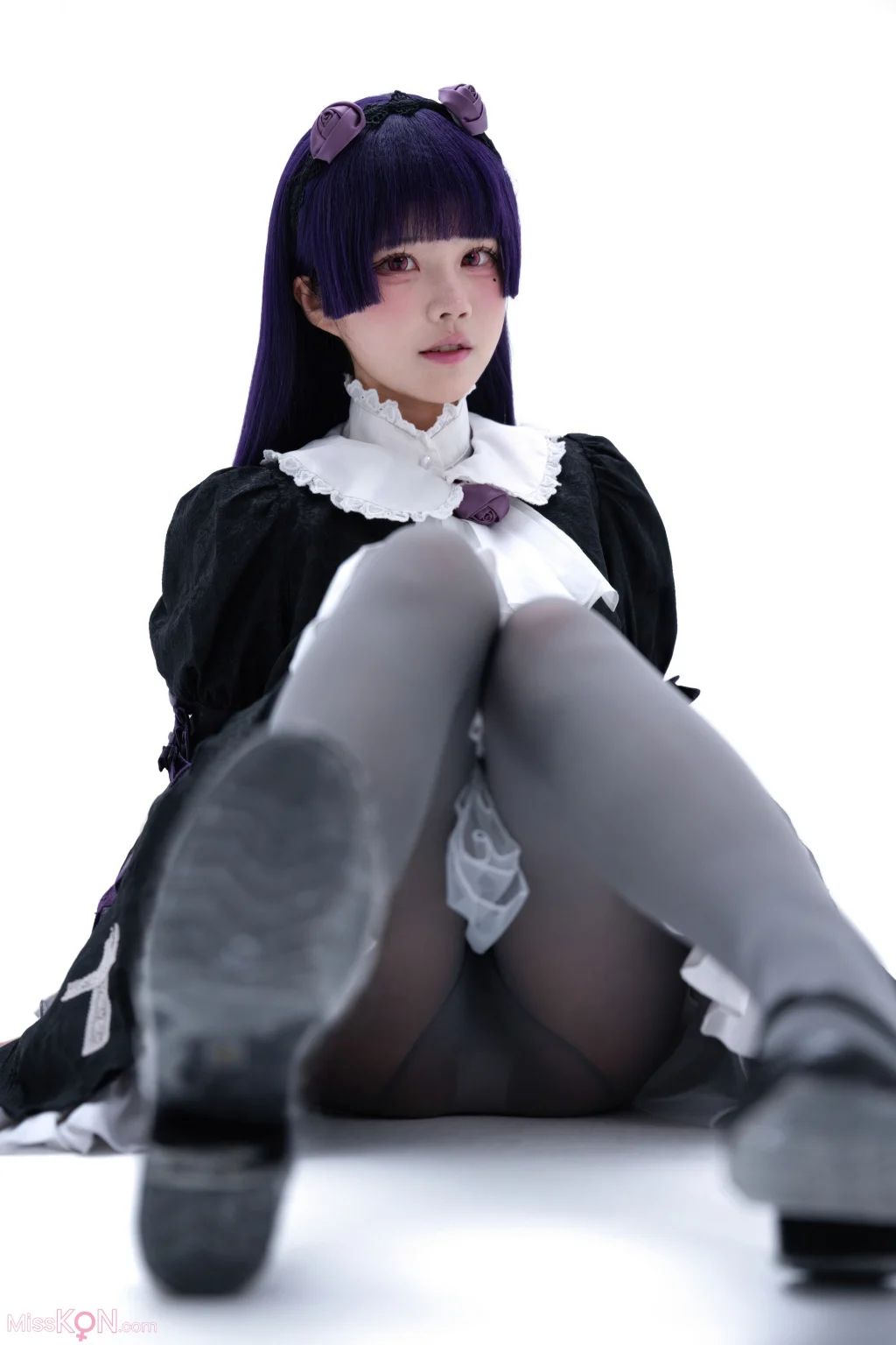 Coser@清水凪: 五更琉璃 夜魔礼服 (46 photos)