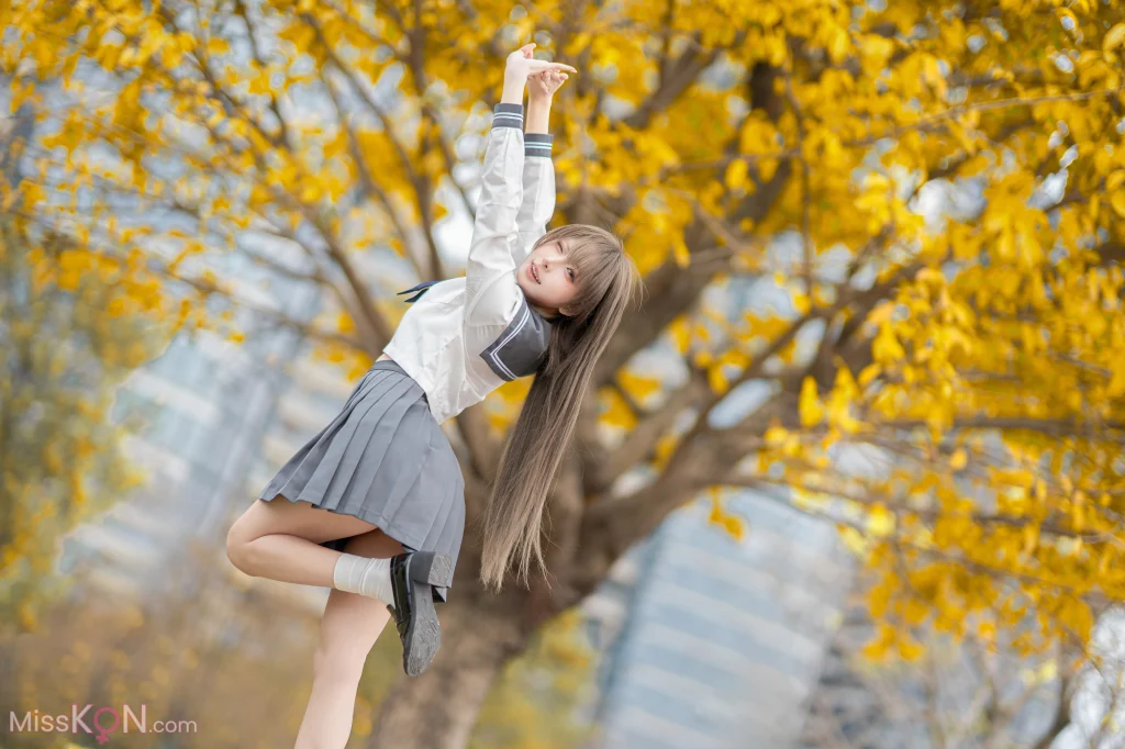 Coser@纸悦Etsu_ko: 真爱JK (35 photos)