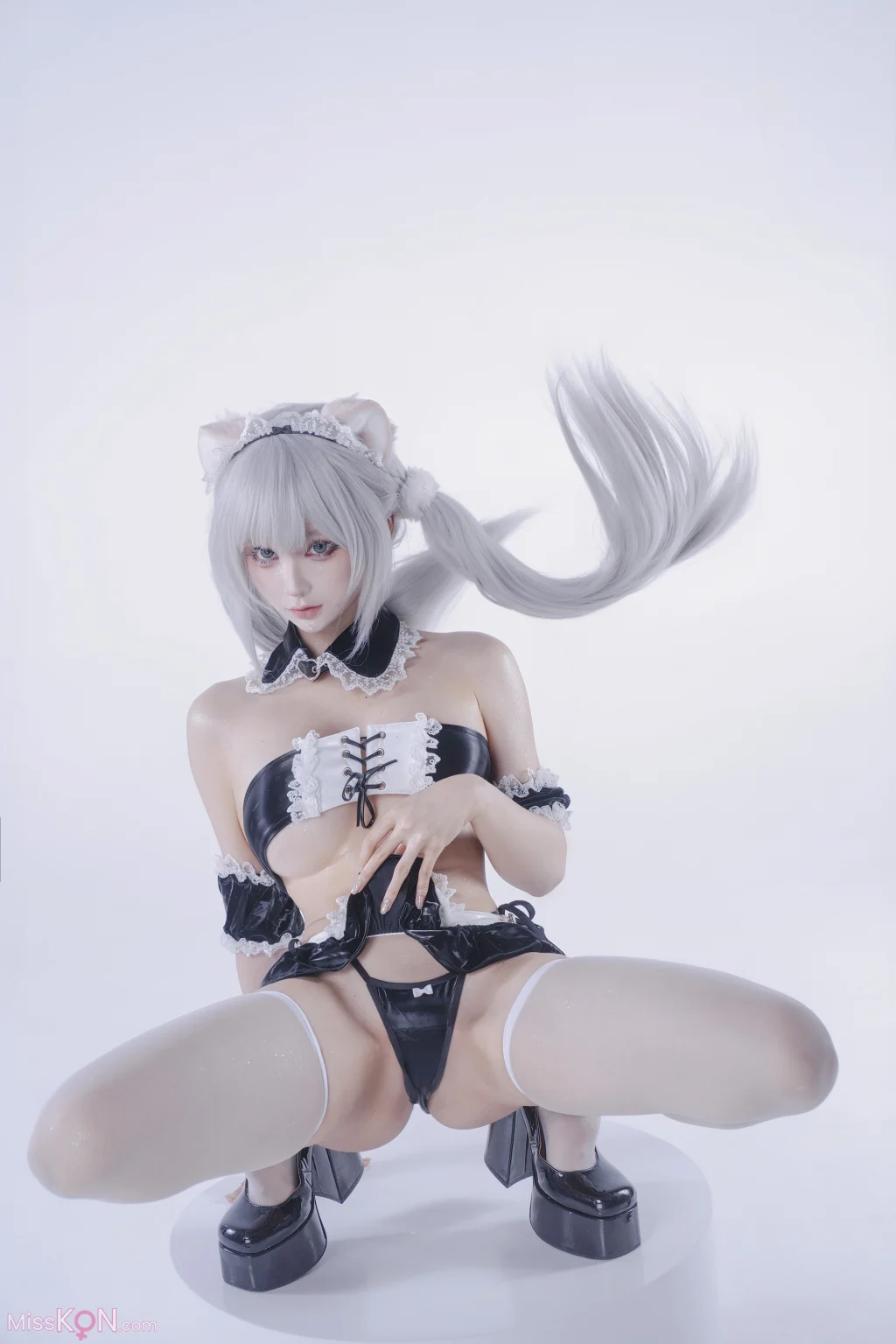 Coser@蠢沫沫 (chunmomo): 白发粉猫 (22 photos) – Page 2