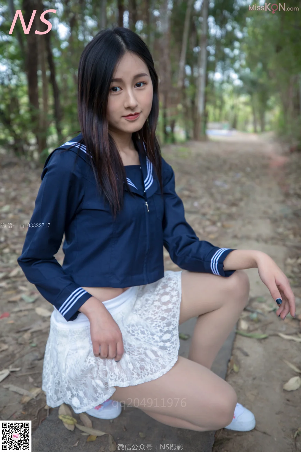 [NS纳丝摄影] No.138: 北北 制服肉丝超短裙 (76 photos)