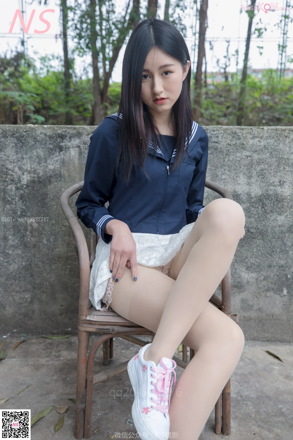 [NS纳丝摄影] No.138: 北北 制服肉丝超短裙 (76 photos) – Page 2