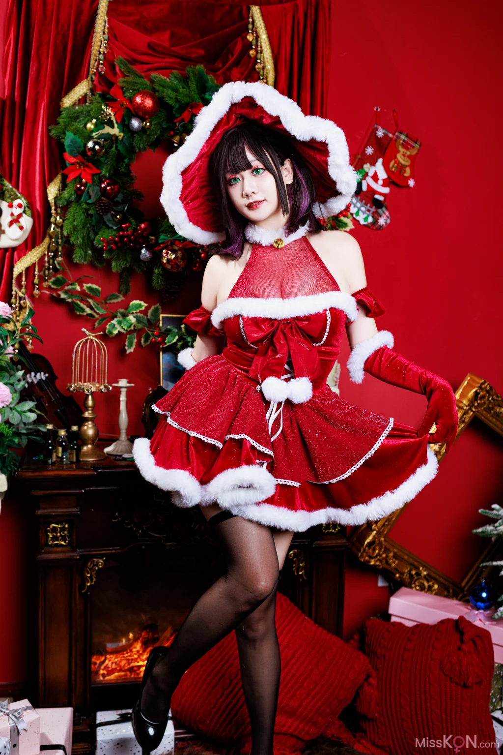 Coser@阿雪雪: 圣诞魔女 (23 photos)